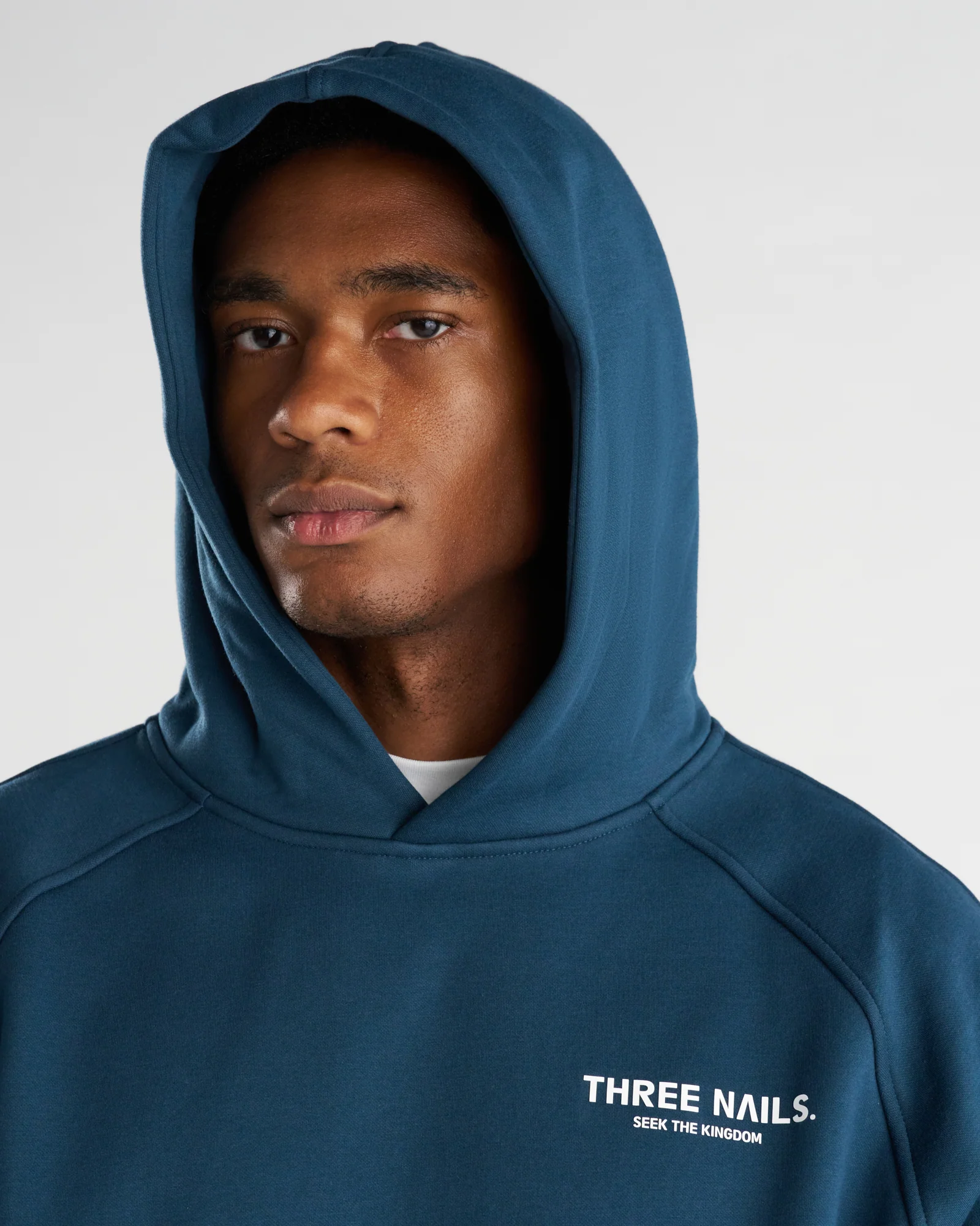 Signature Fleece Hoodie "STK" - Midnight Navy - Image 3