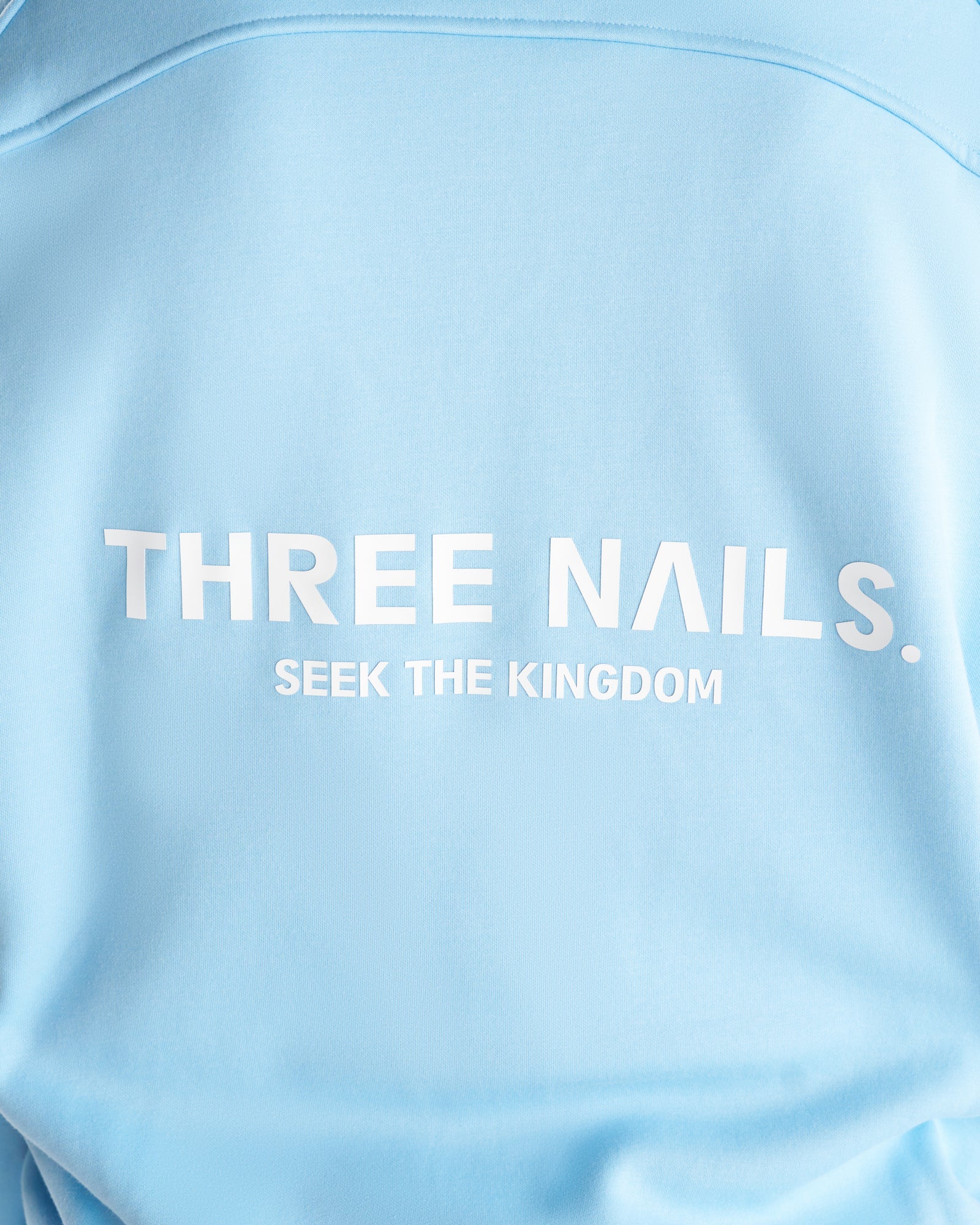 Signature Fleece Hoodie "STK" - Sky Blue - Image 6