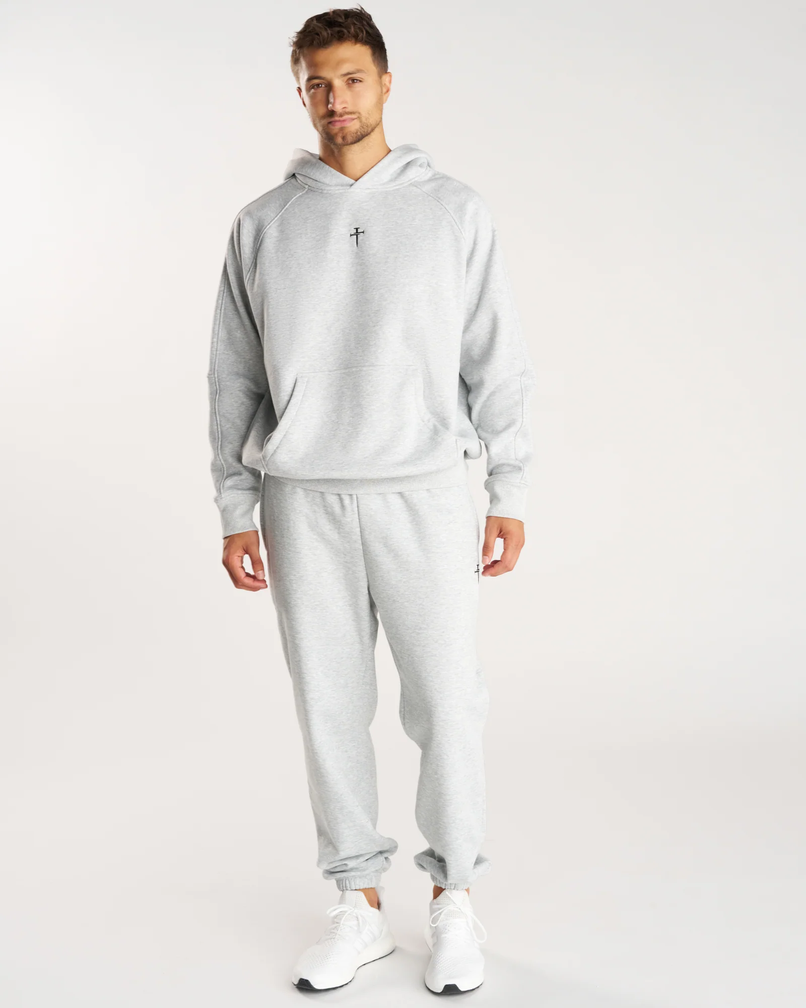 Signature Fleece Sweatpants - Heather Grey - Image 3