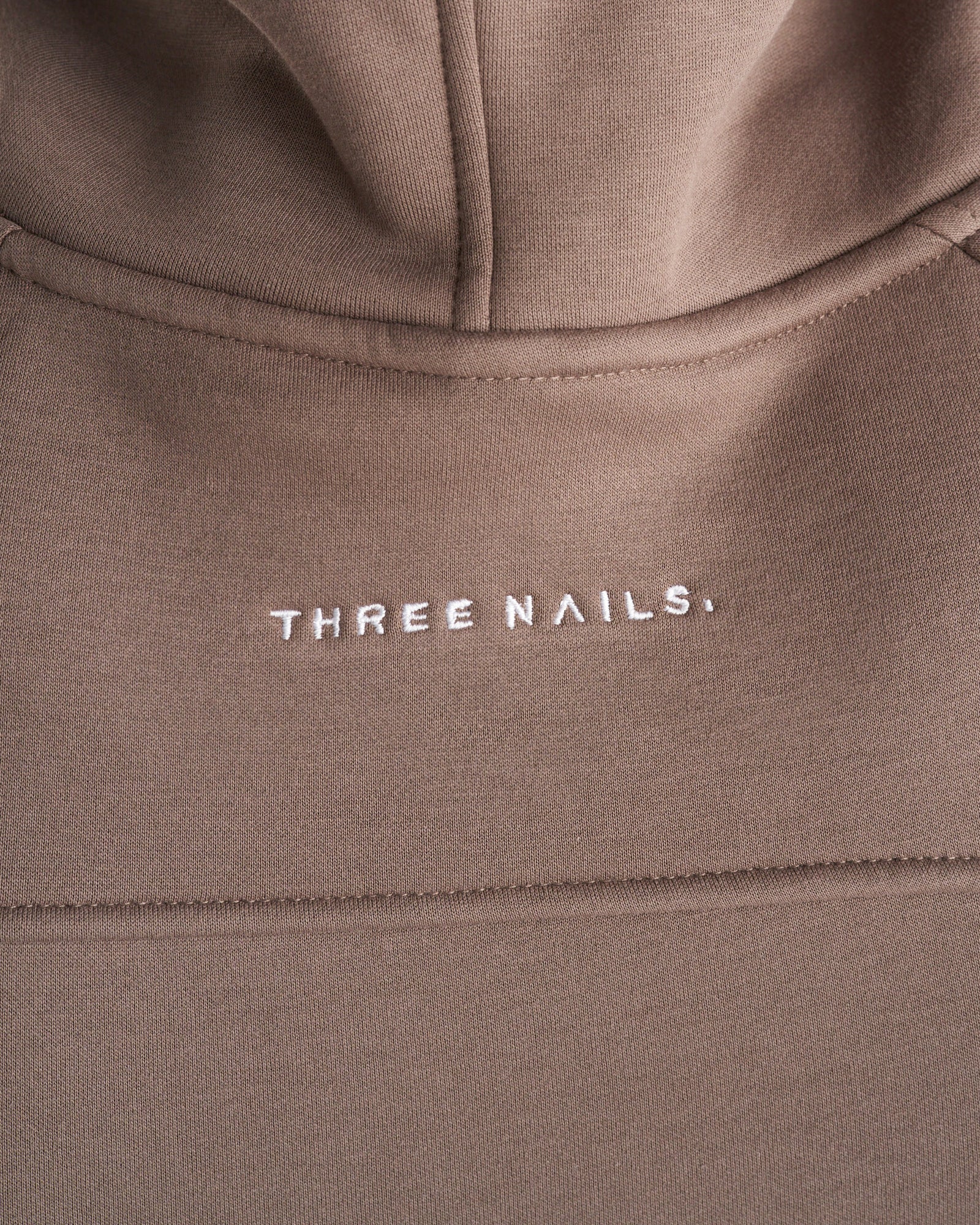Signature Fleece Hoodie - Deep Taupe - Image 4