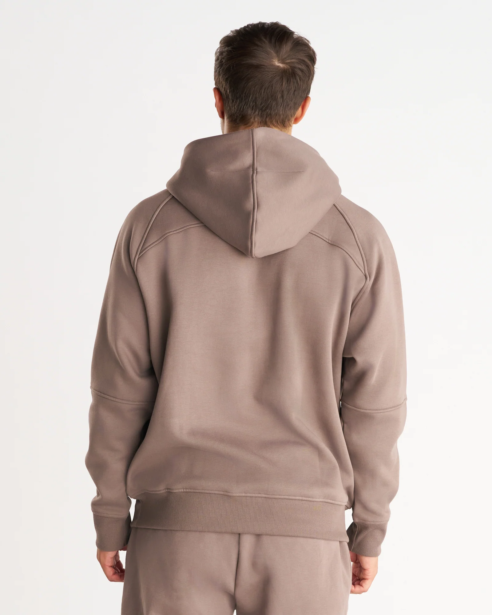 Signature Fleece Hoodie - Deep Taupe - Image 5