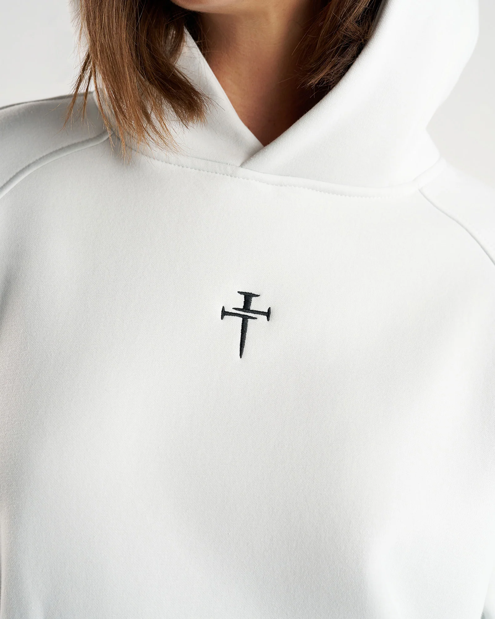 Signature Fleece Hoodie - Stone - Image 4