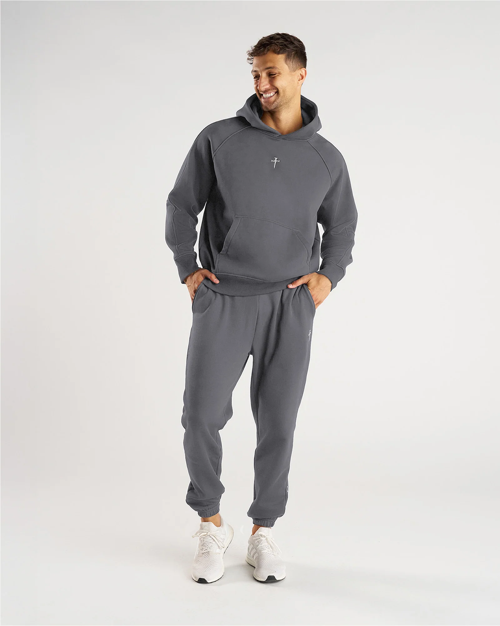 Signature Fleece Sweatpants - Space Grey - Image 5
