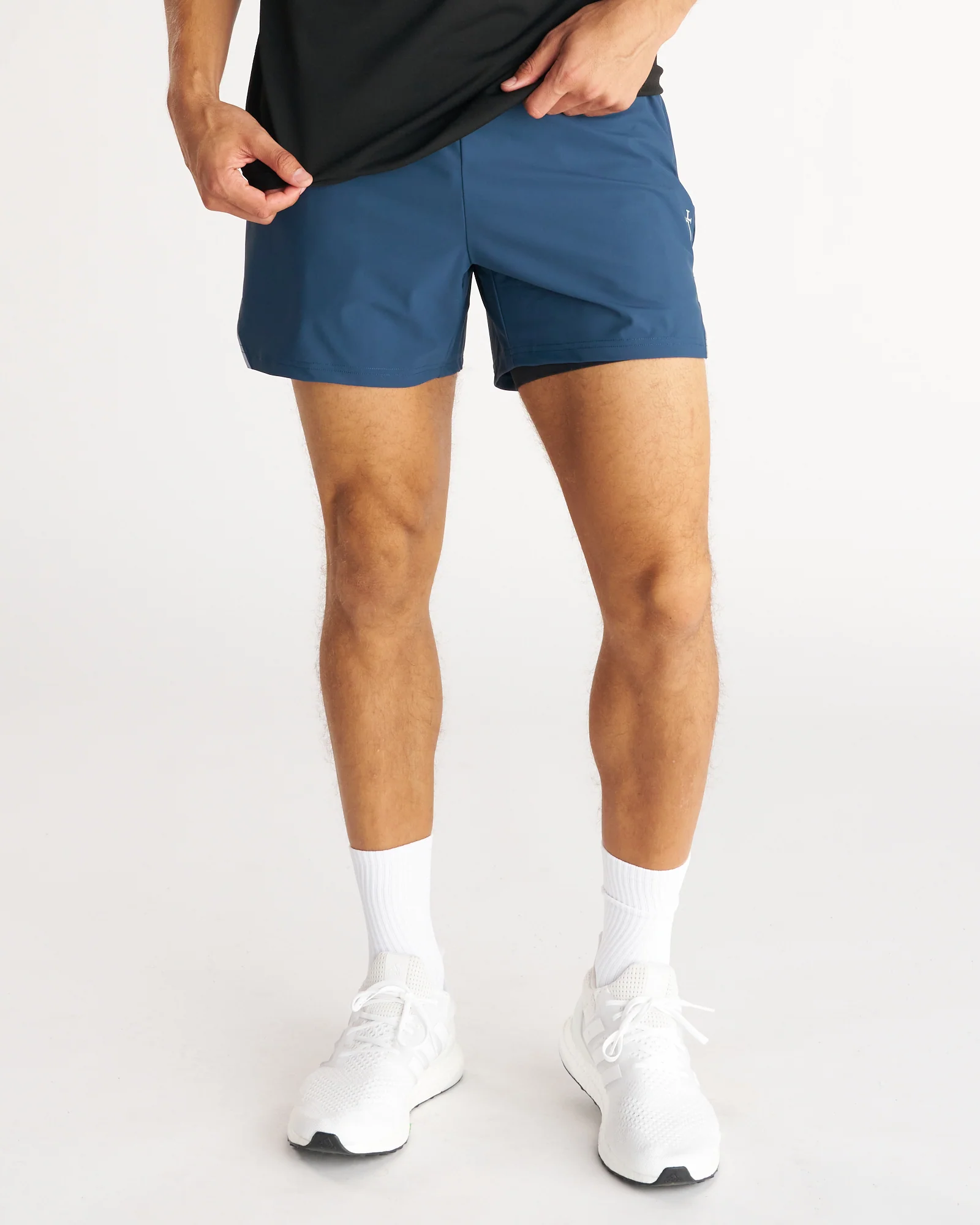 Vapor-Lite™ Liner 5" Short "Cross" - Midnight Navy - Image 7