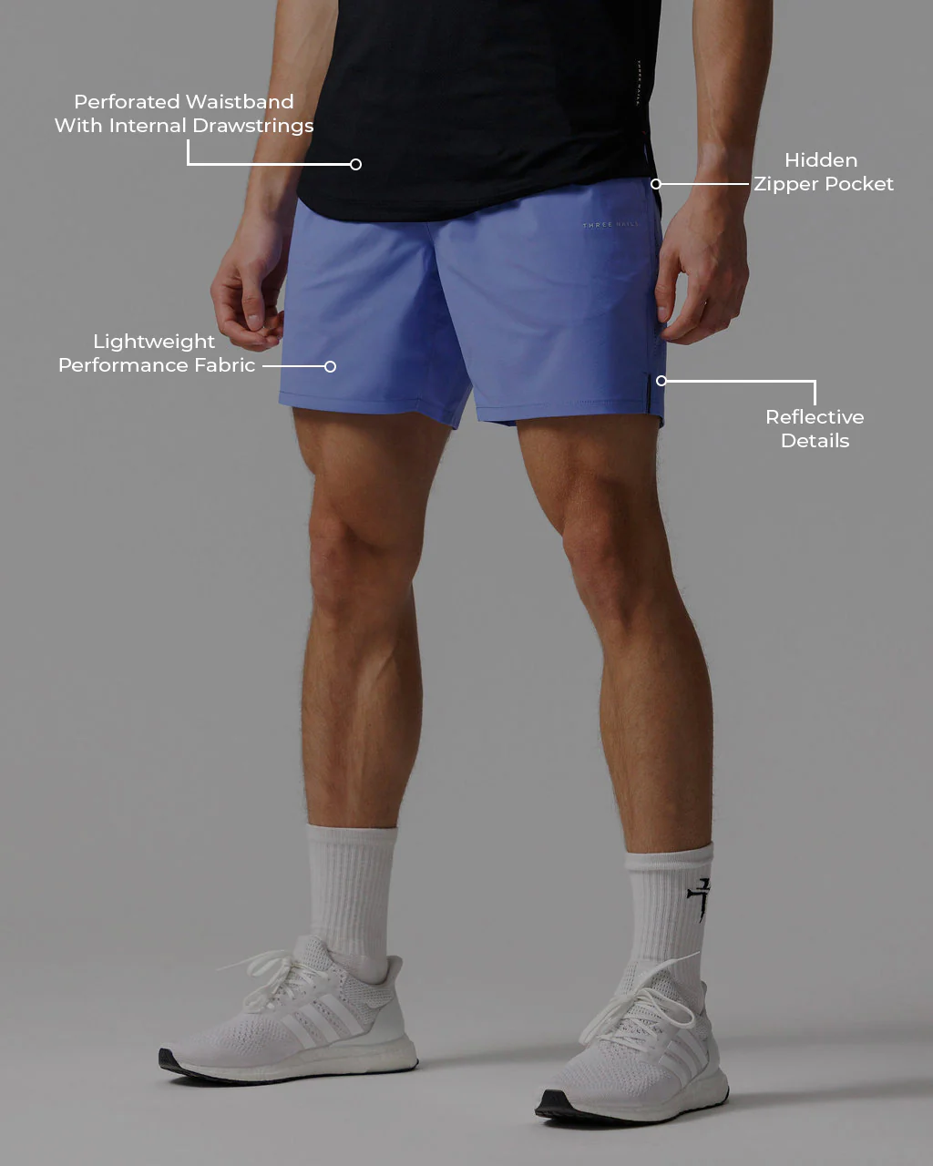 Vapor-Lite™ Hybrid Short - Serene Blue - Image 2