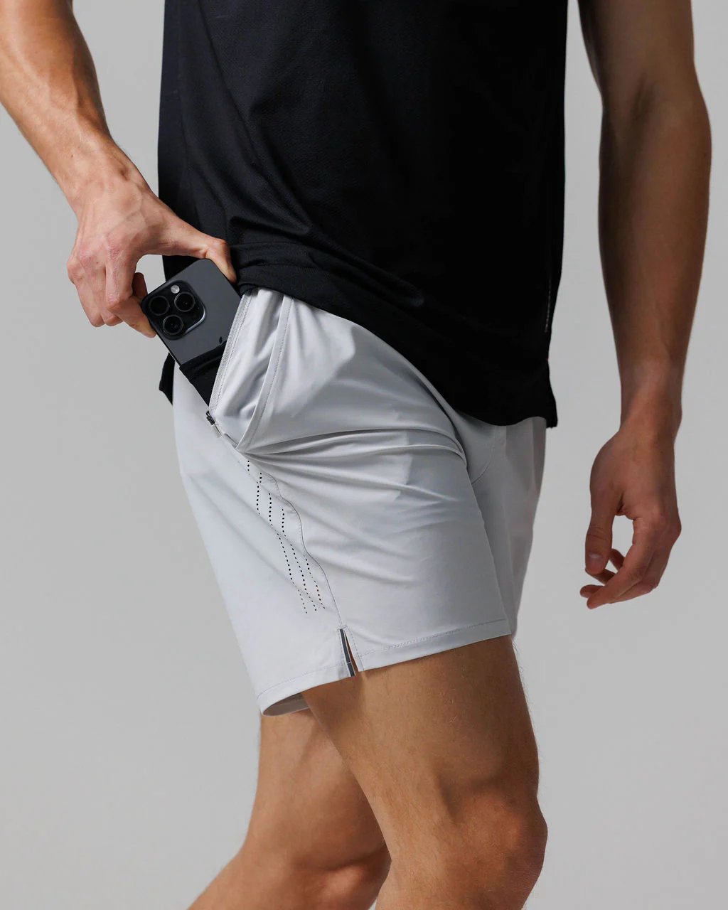 Vapor-Lite™ Hybrid Short - Stone - Image 3