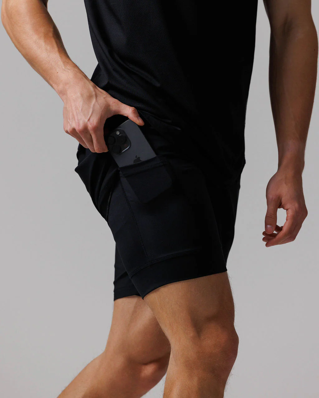 Vapor-Lite™ Liner Short "Three Nails" - Black - Image 4