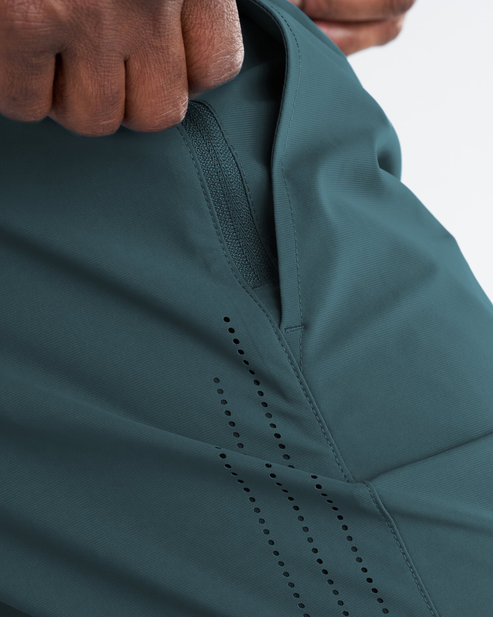 Vapor-Lite™ Hybrid Short - Teal - Image 3