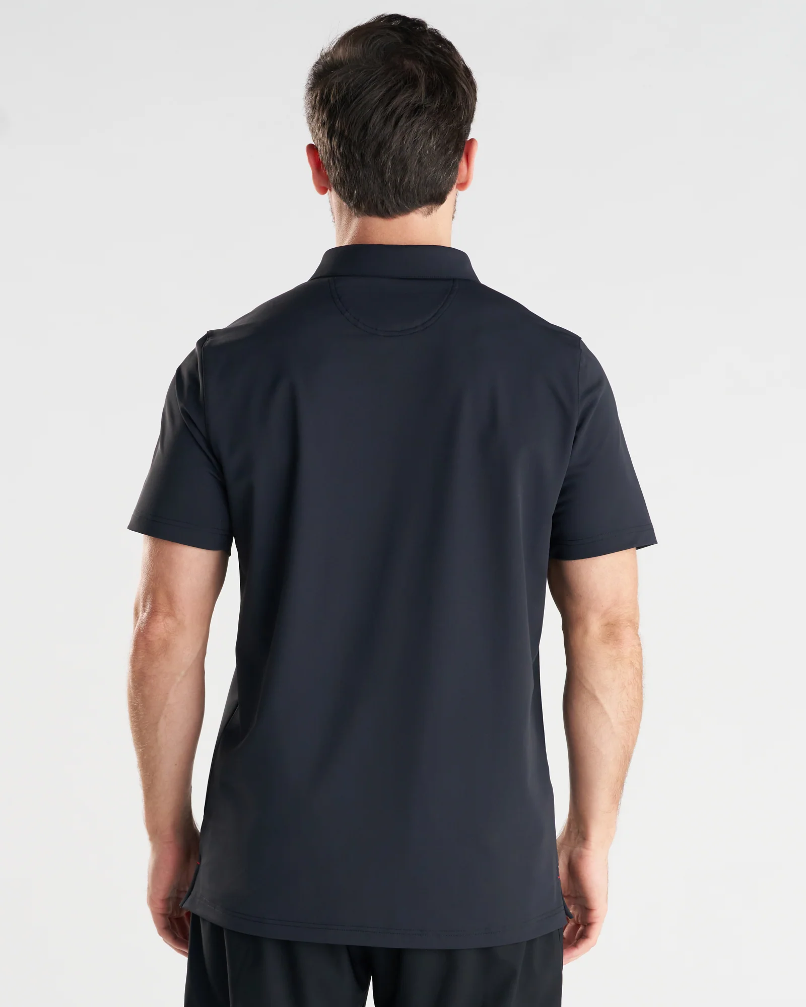 Vented Tech Polo - Black - Image 2