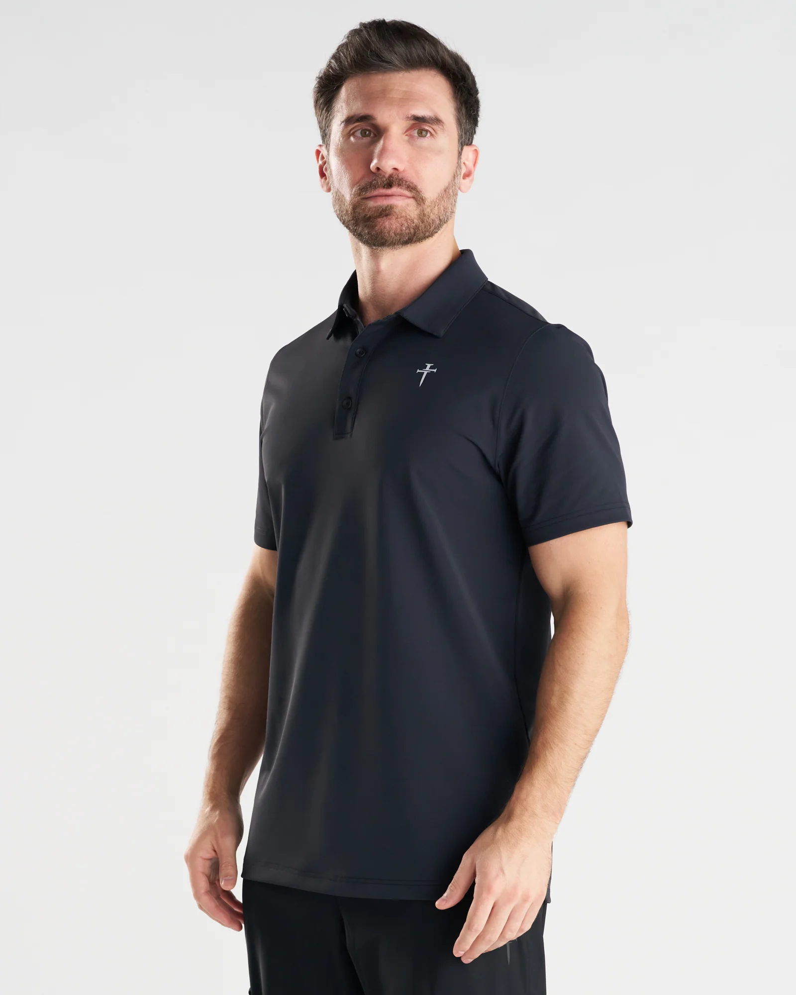 Vented Tech Polo - Black - Image 5