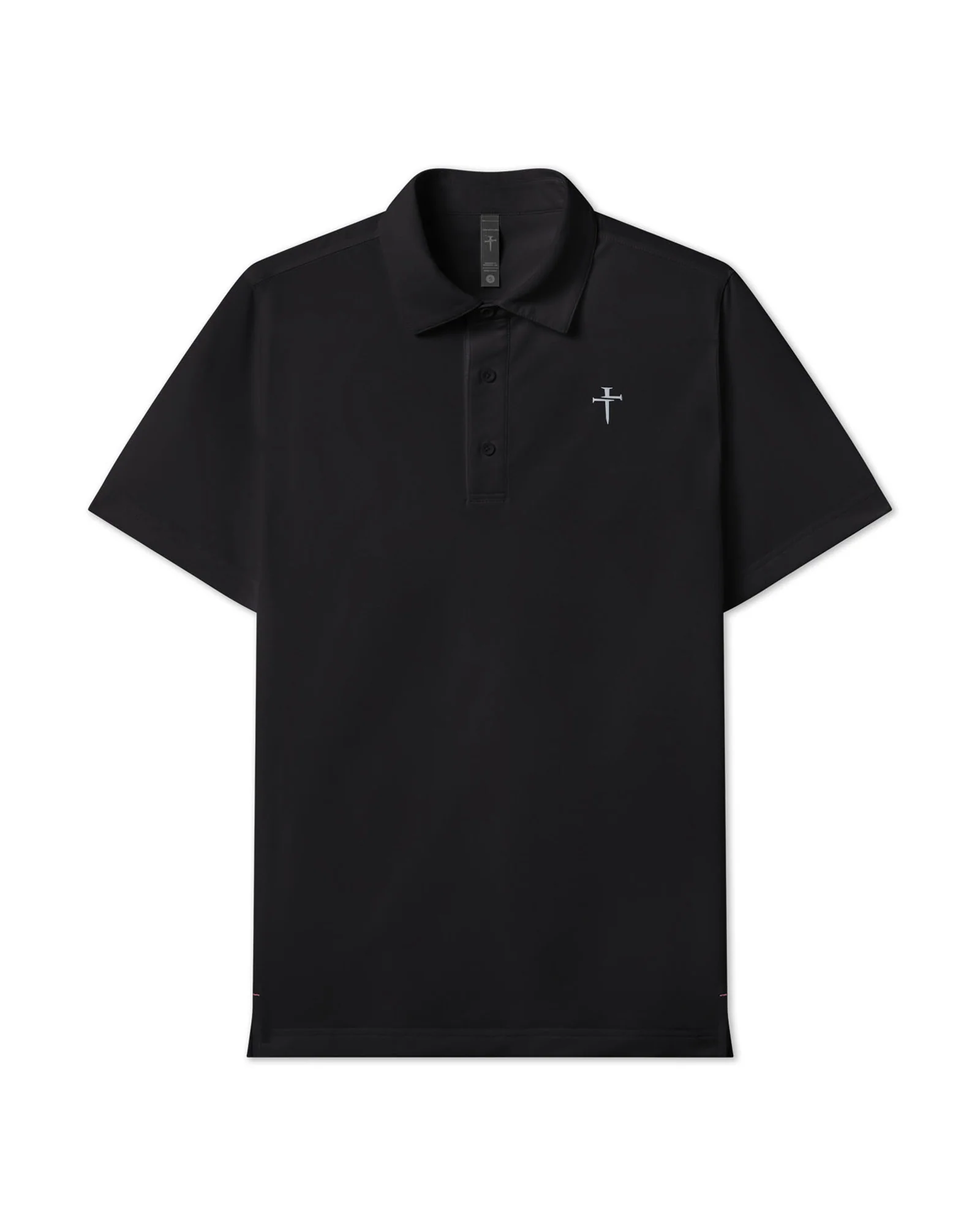 Vented Tech Polo - Black - Image 6