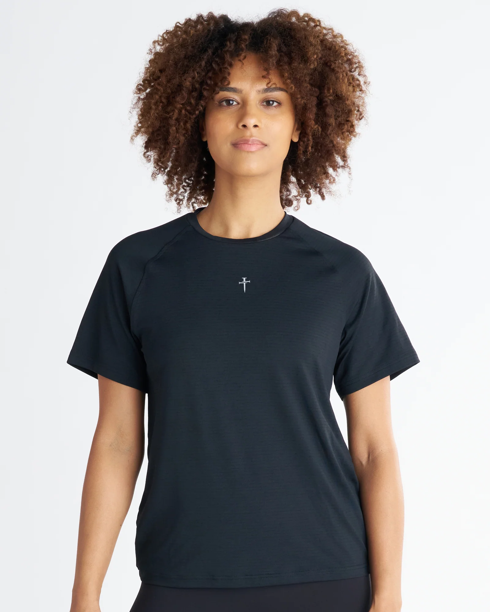 Women's Aion-Lite™ Relaxed Tee "Cross" - Black