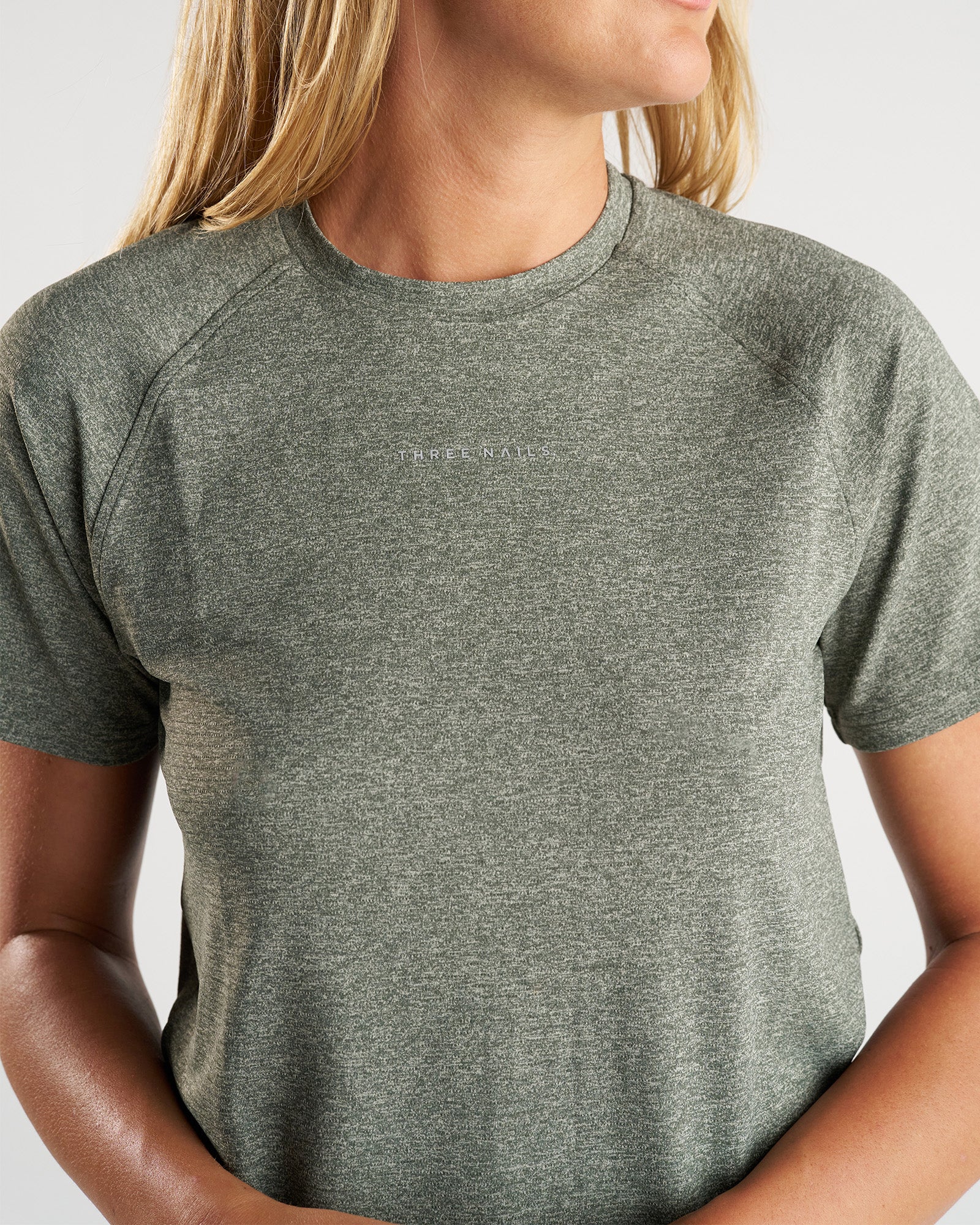 Women's Aion-Lite™ Relaxed Tee - Dark Pine Marl - Image 3