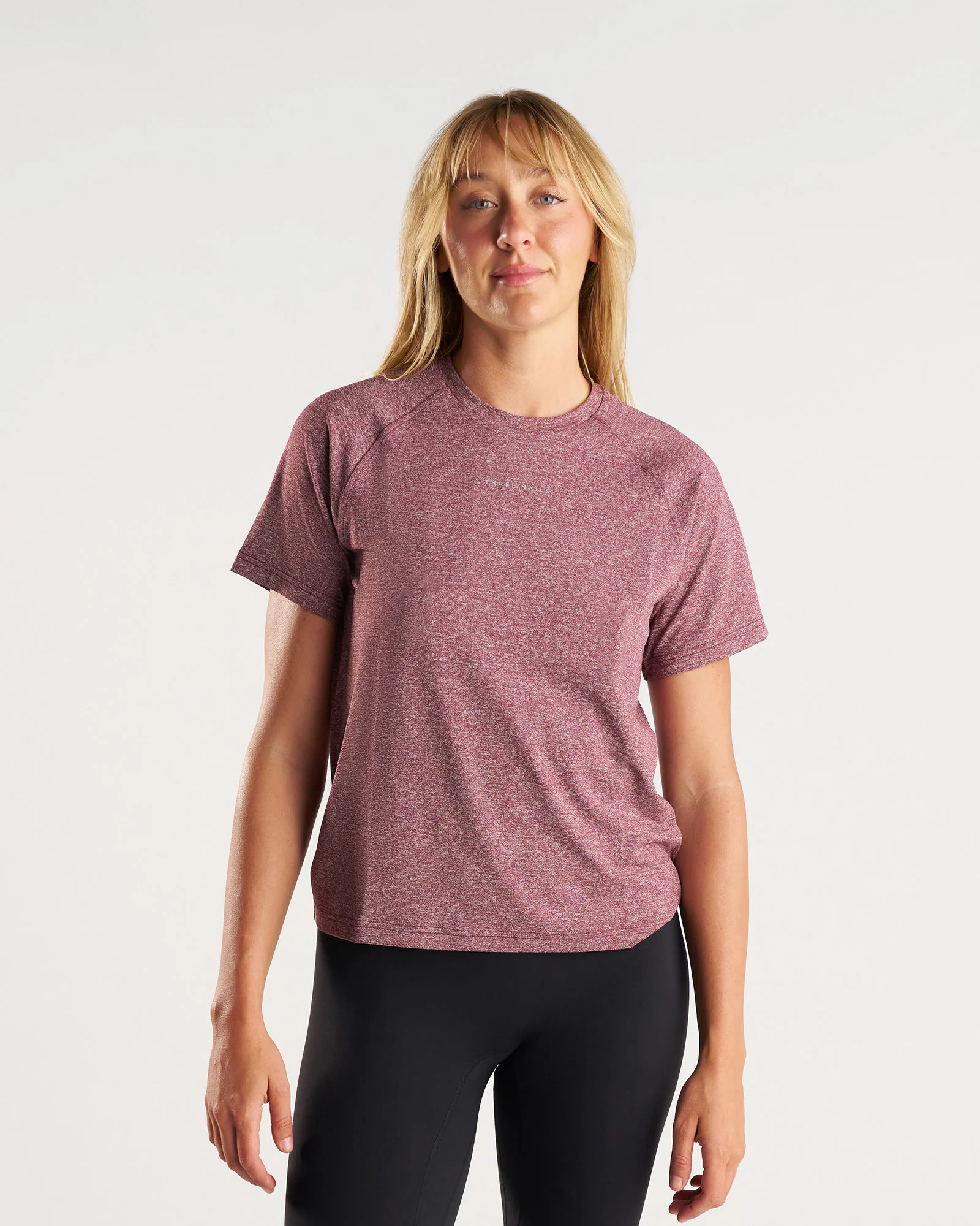 Women's Aion-Lite™ Relaxed Tee - Merlot Marl