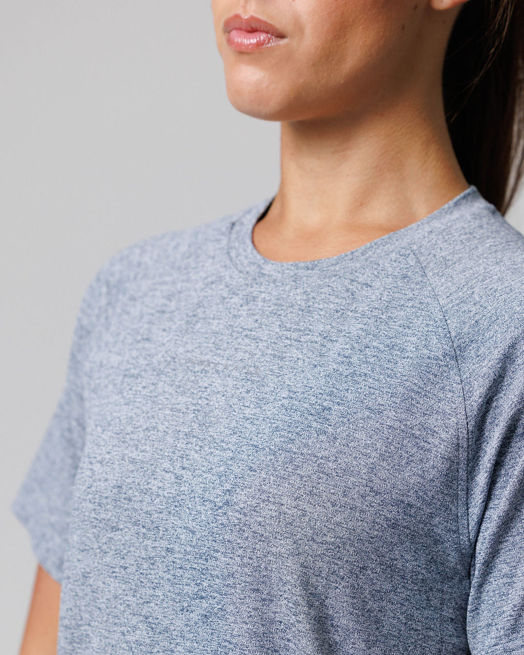 Women's Aion-Lite™ Relaxed Tee - Midnight Navy Marl - Image 4