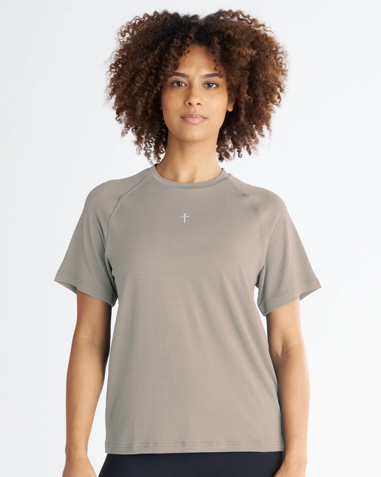 Women's Aion-Lite™ Relaxed Tee "Cross" - Sand
