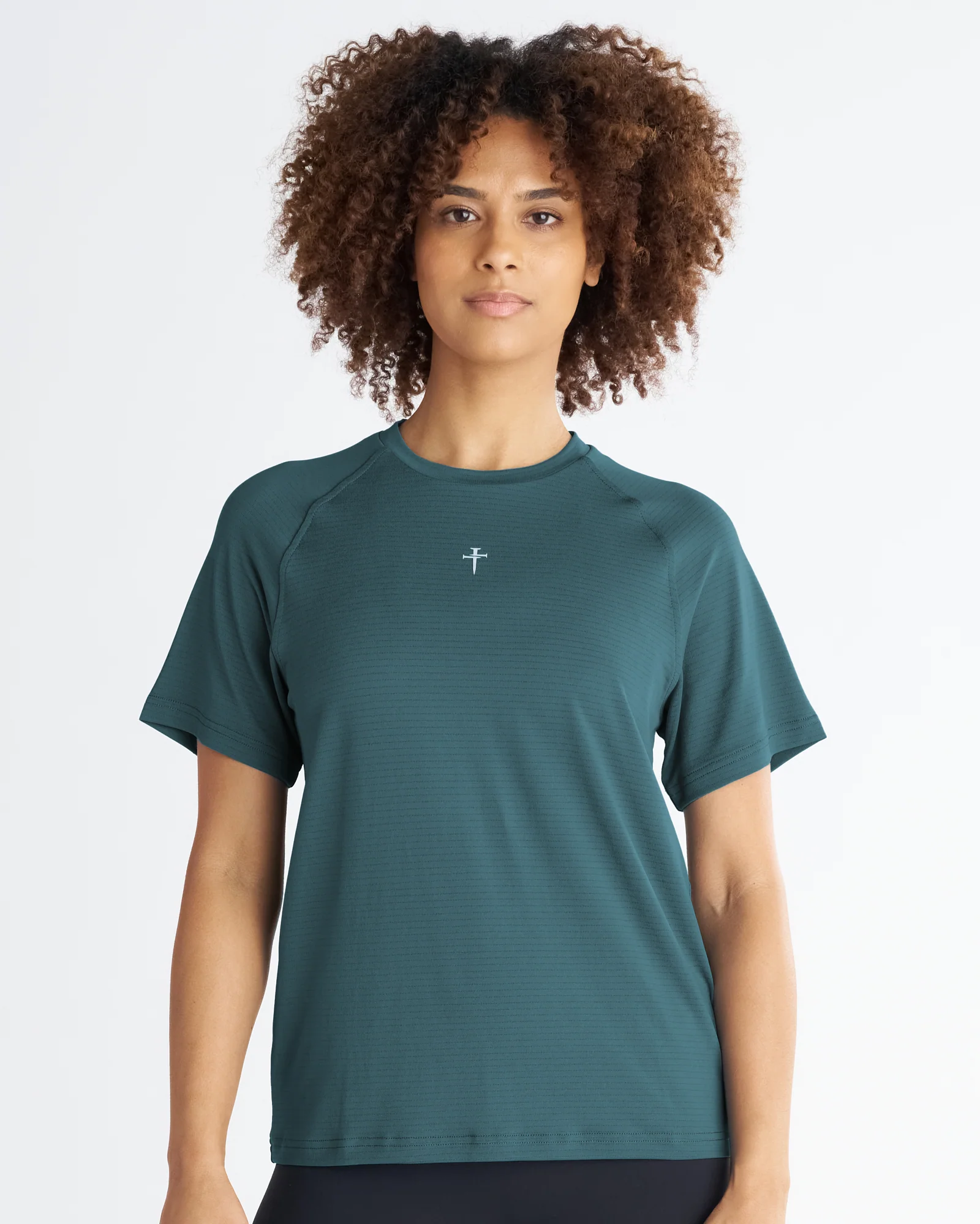 Women's Aion-Lite™ Relaxed Tee "Cross" - Teal