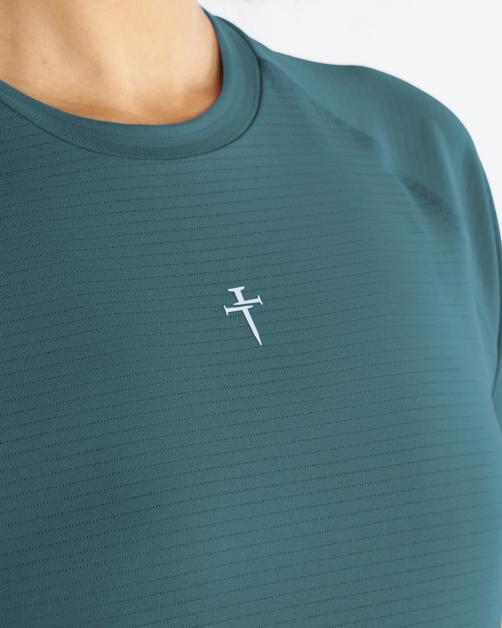 Women's Aion-Lite™ Relaxed Tee "Cross" - Teal - Image 2