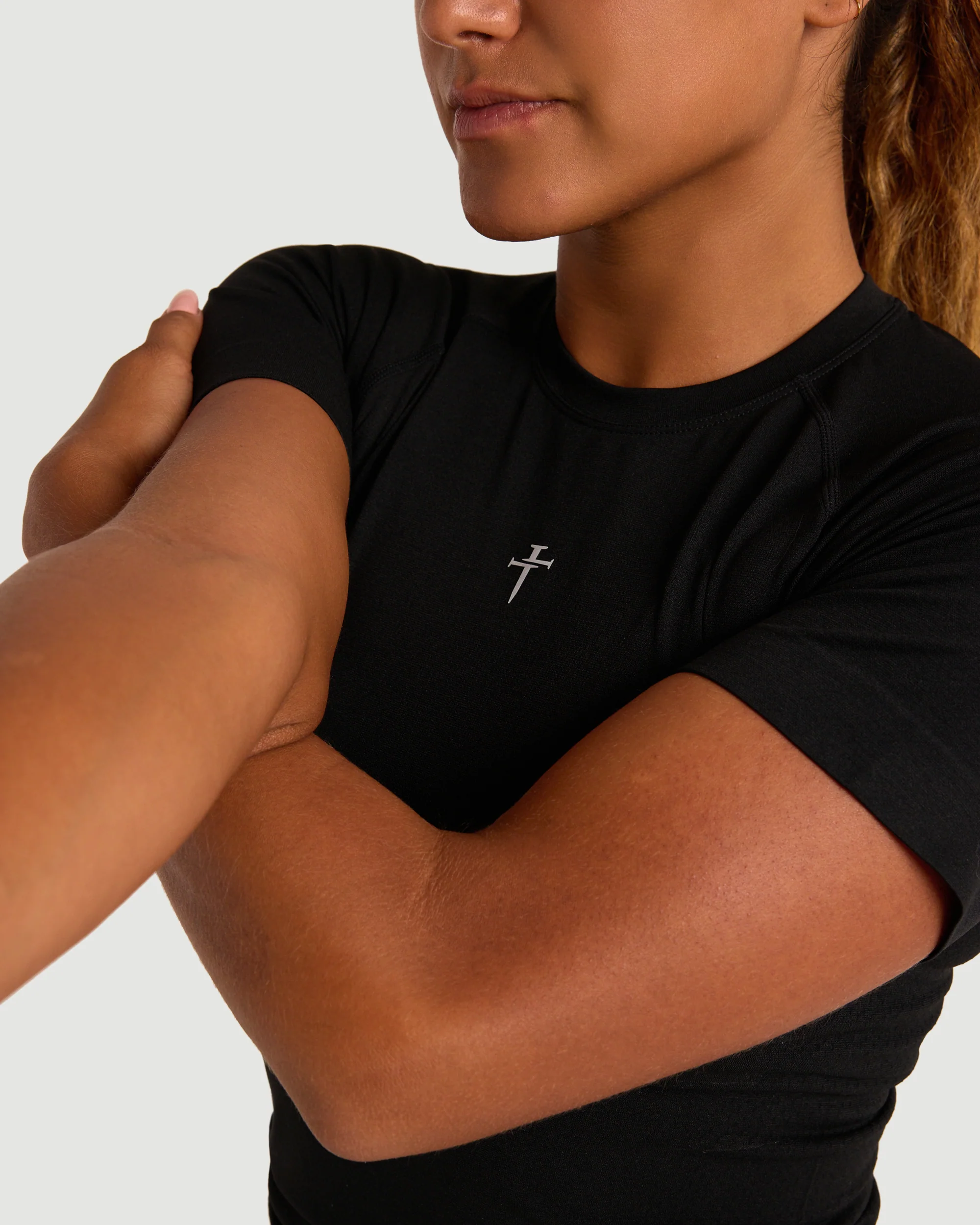 Women's Seamless Tee - Black - Image 4