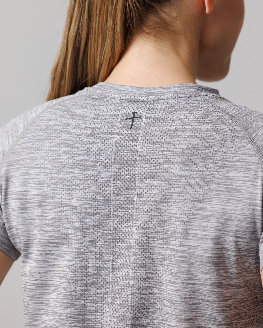 Women's Seamless Tee "Minimal" - Grey Marl - Image 3
