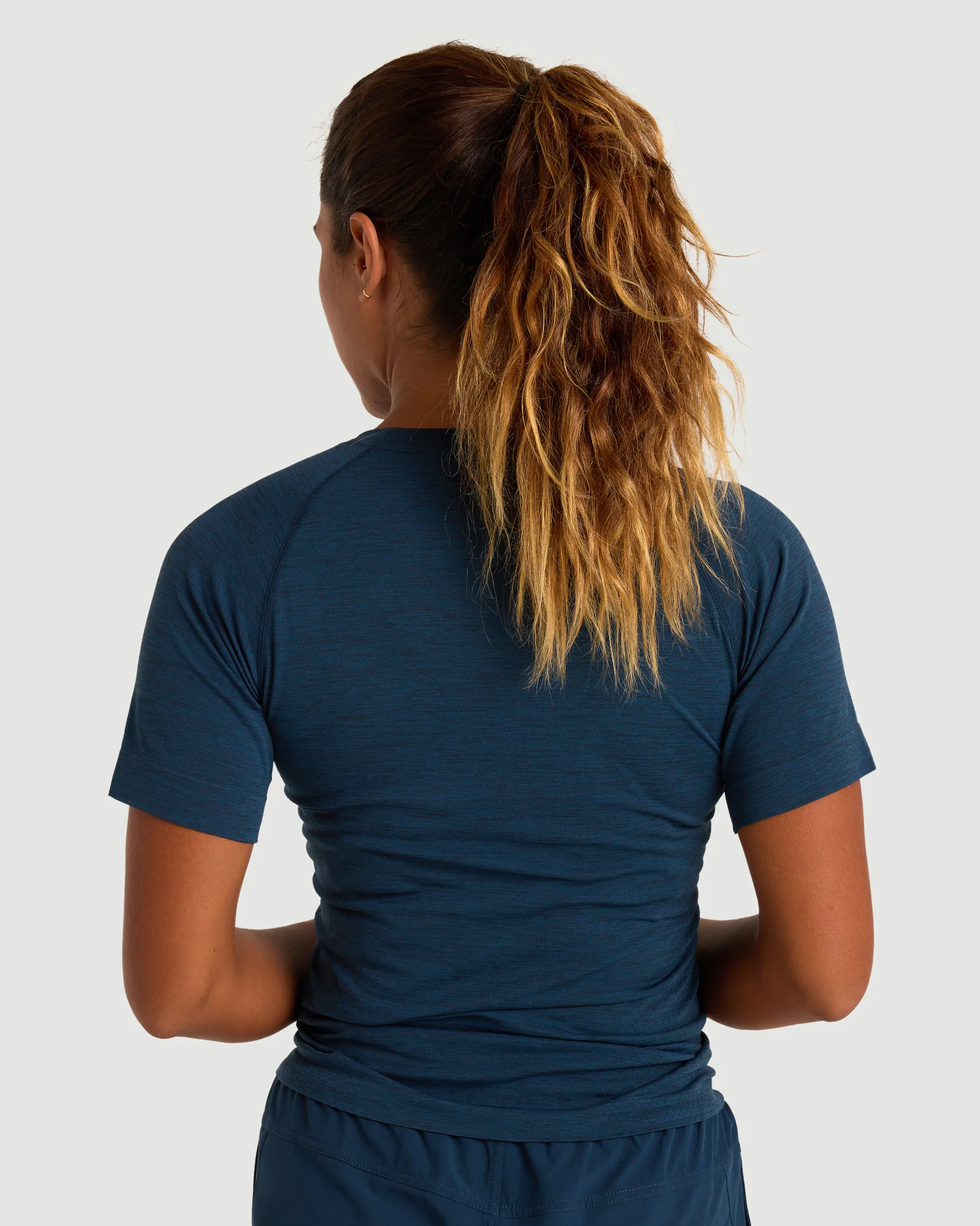 Women's Seamless Tee - Midnight Navy - Image 3