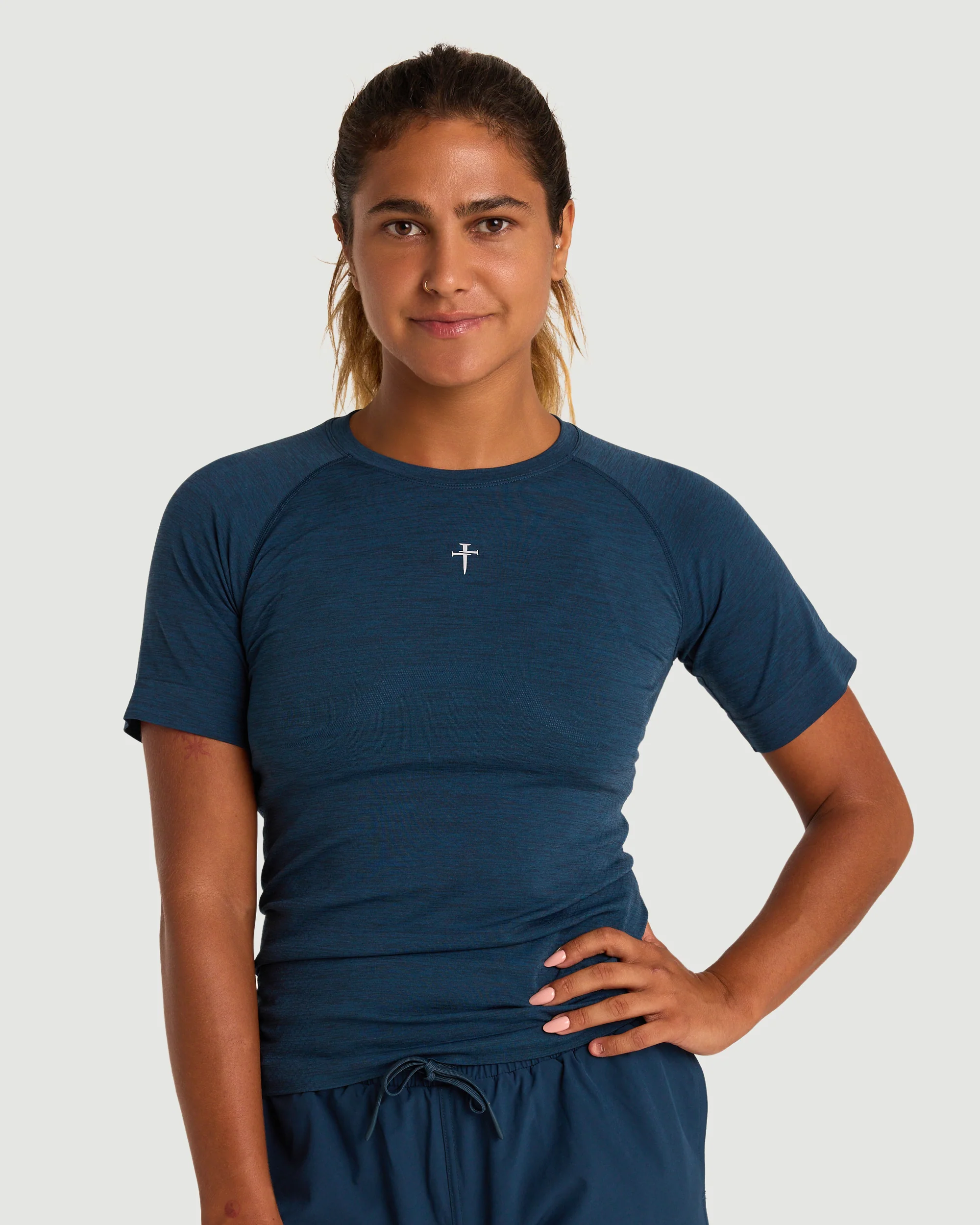 Women's Seamless Tee - Midnight Navy - Image 4