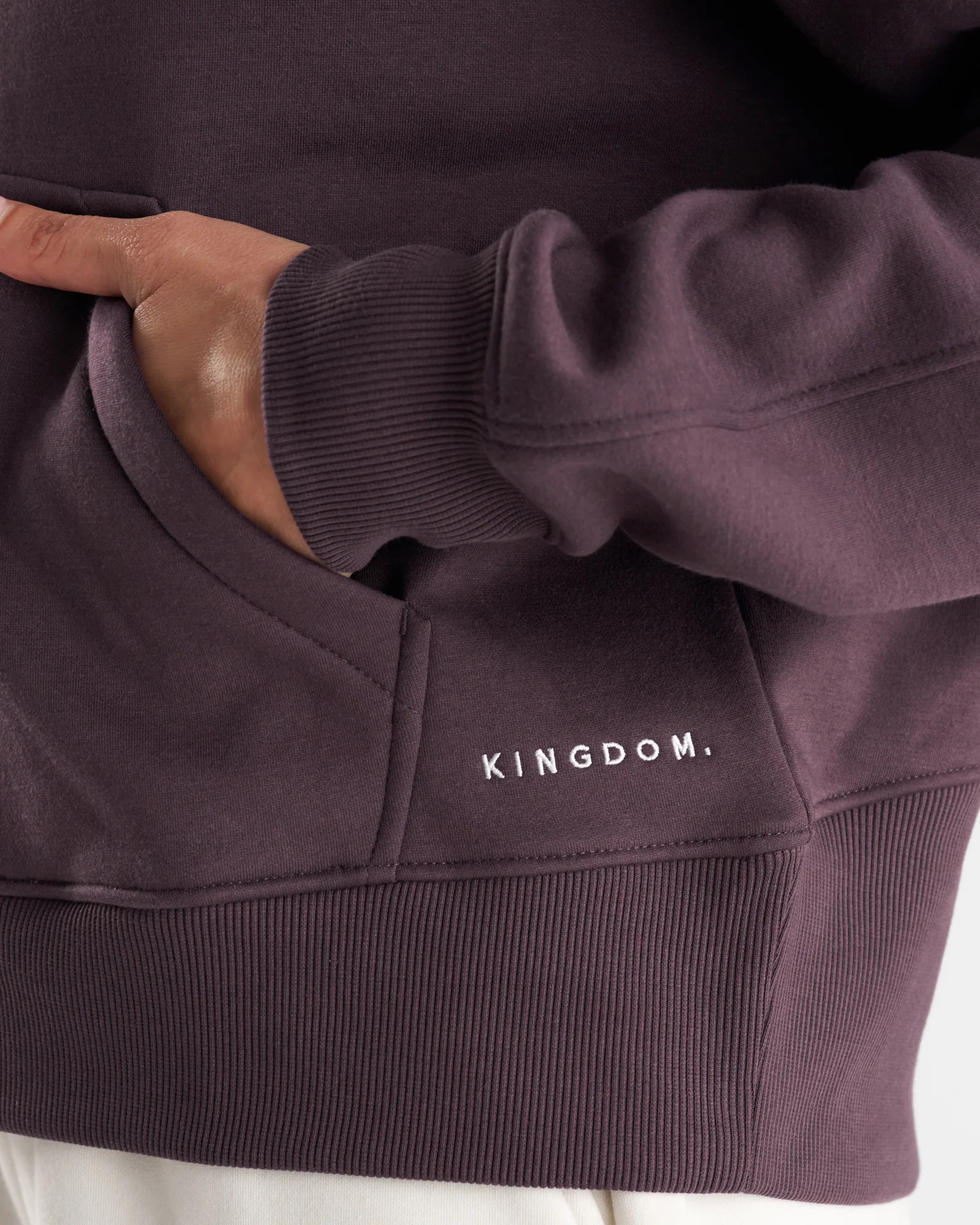 Women's Signature Fleece Half-Zip Hoodie - Nightshade - Image 5