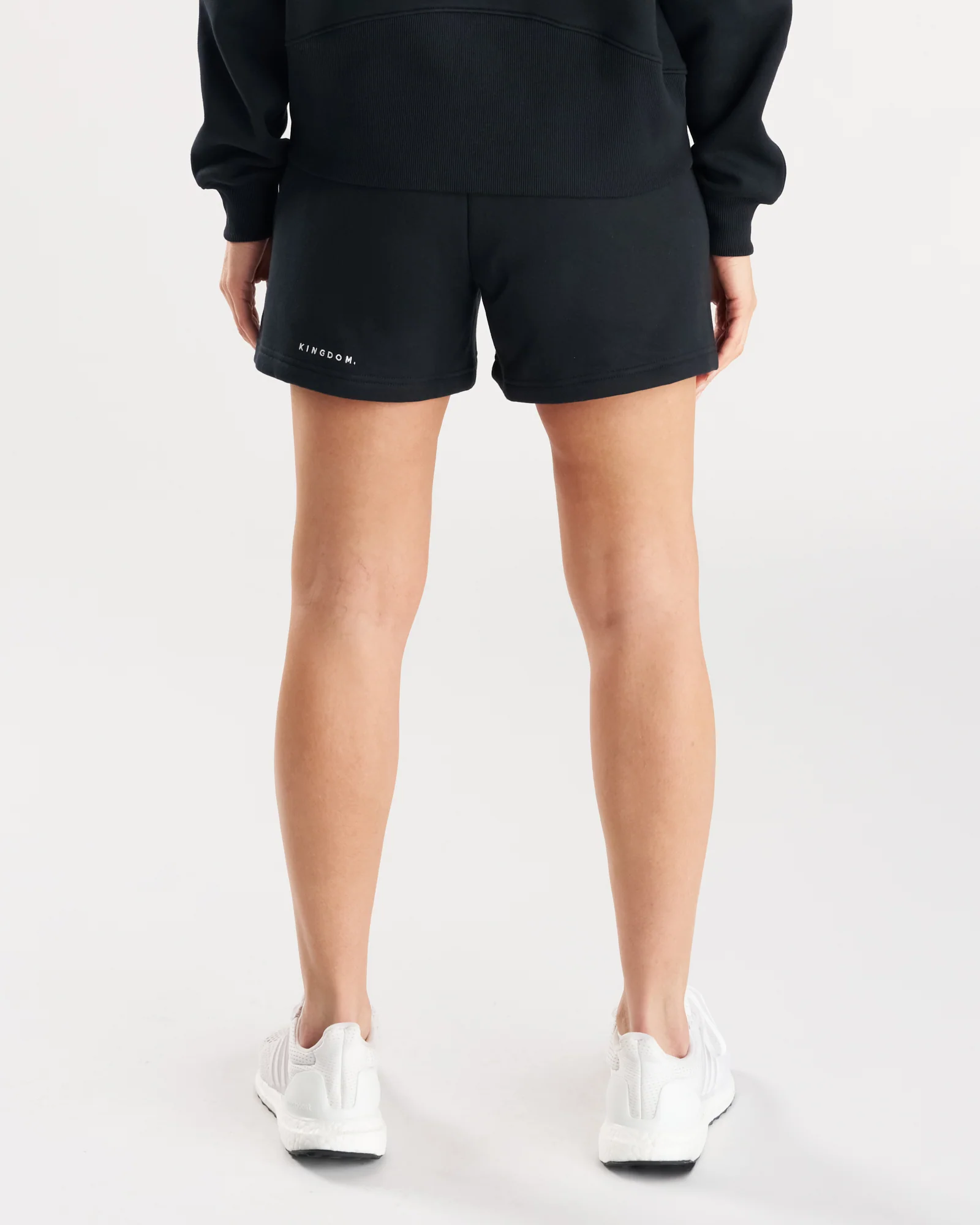 Women's Signature Fleece Sweatshorts - Black - Image 5