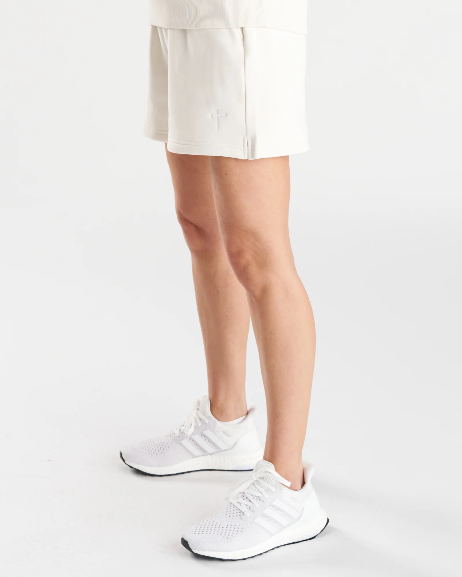 Women's Signature Fleece Sweatshorts - Cream - Image 3