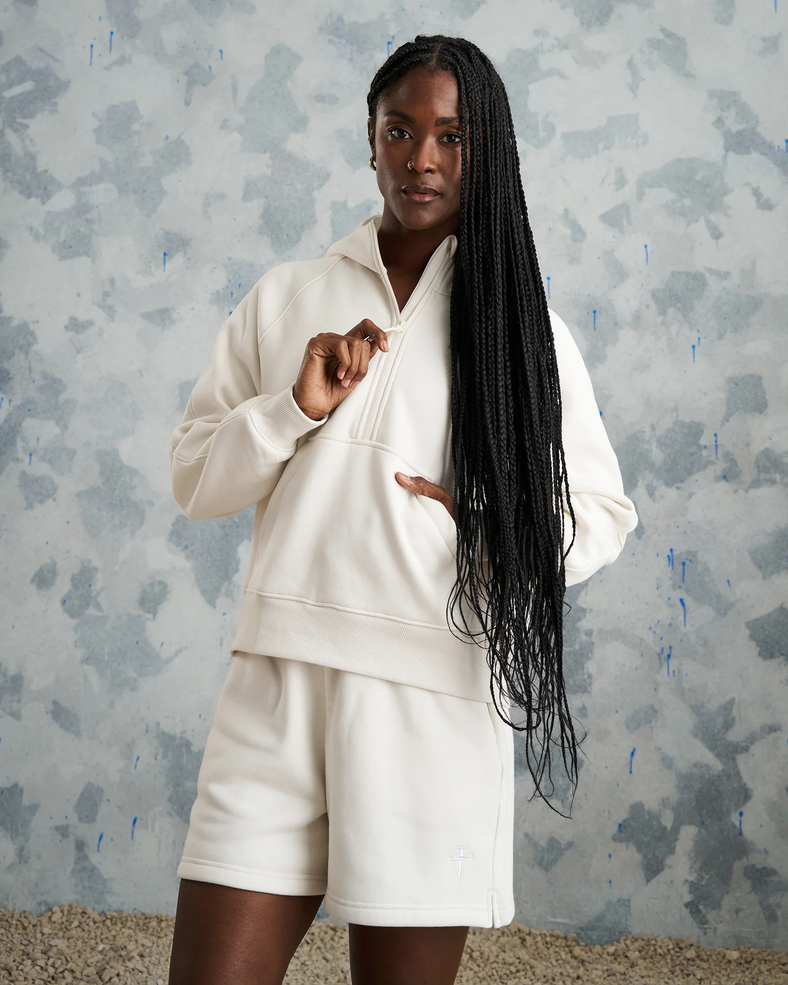Women's Signature Fleece Sweatshorts - Cream - Image 7