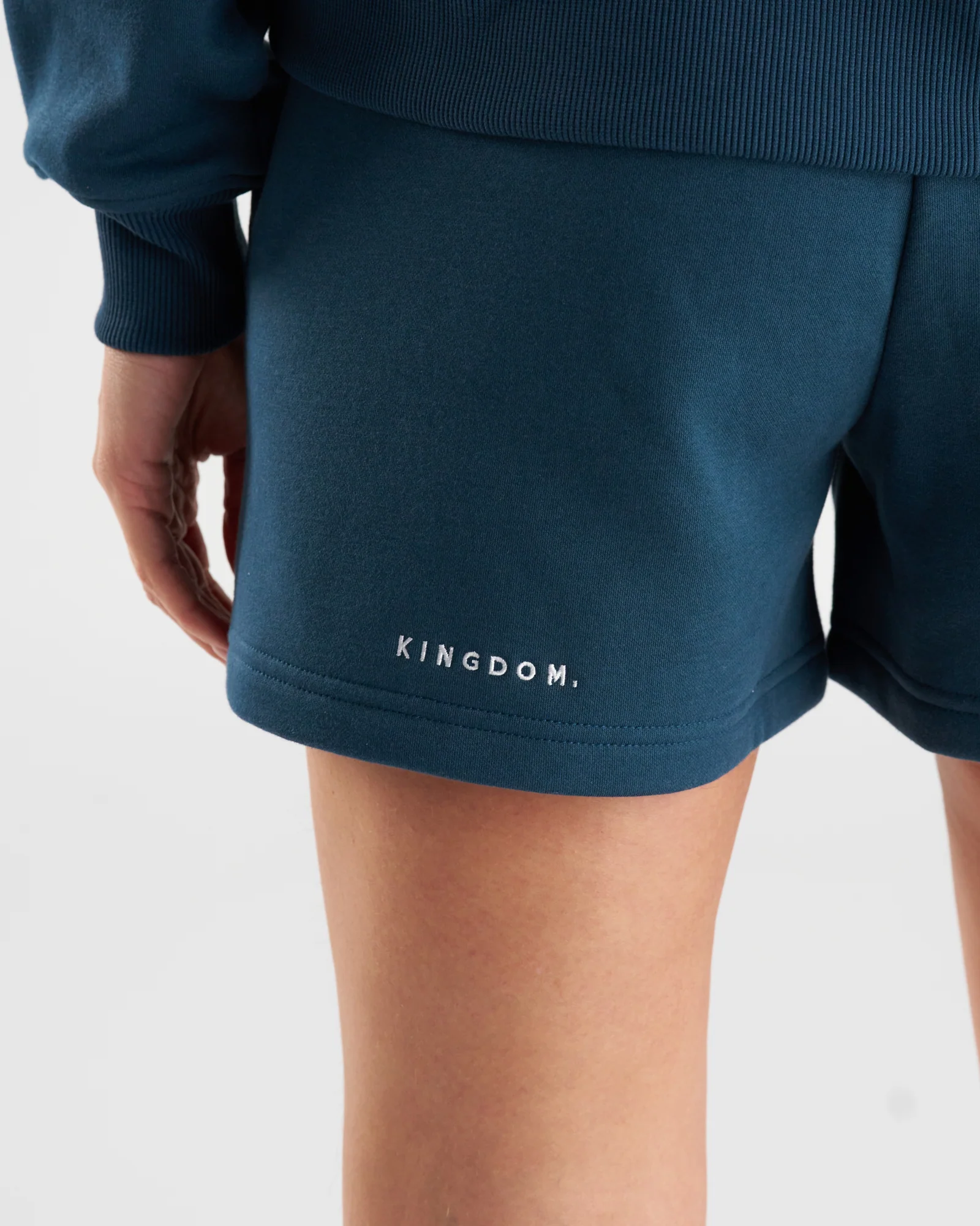 Women's Signature Fleece Sweatshorts - Midnight Navy - Image 4