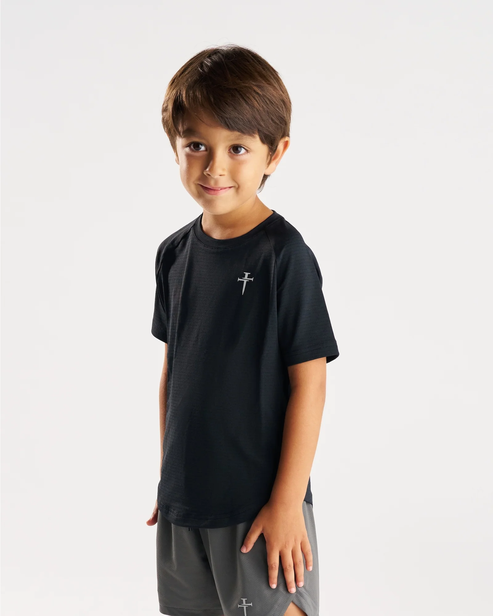 Youth Aion-Lite™ Tee "Cross" - Black - Image 3