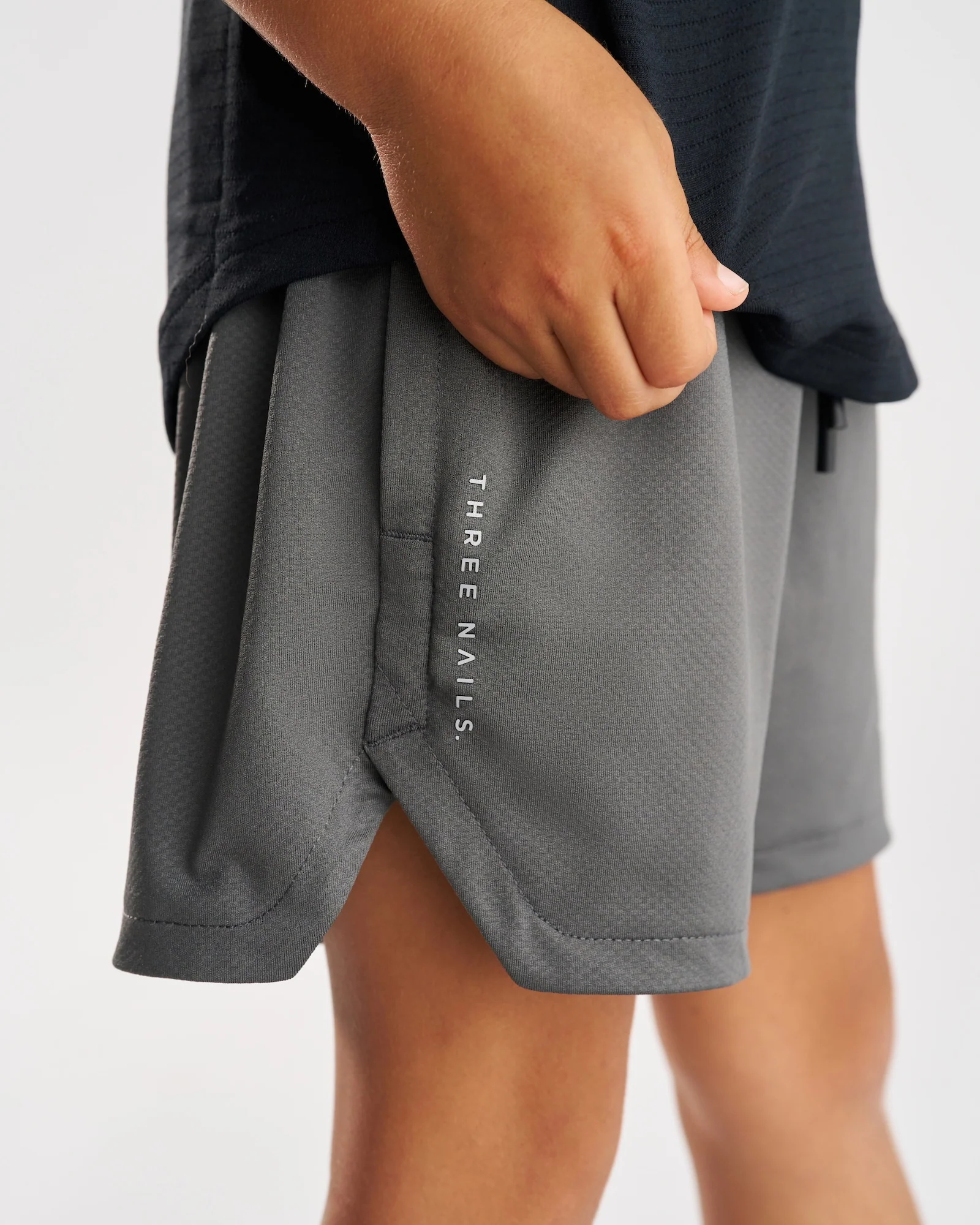 Youth Pro-Tech 2.0 Linerless Short - Space Grey - Image 4