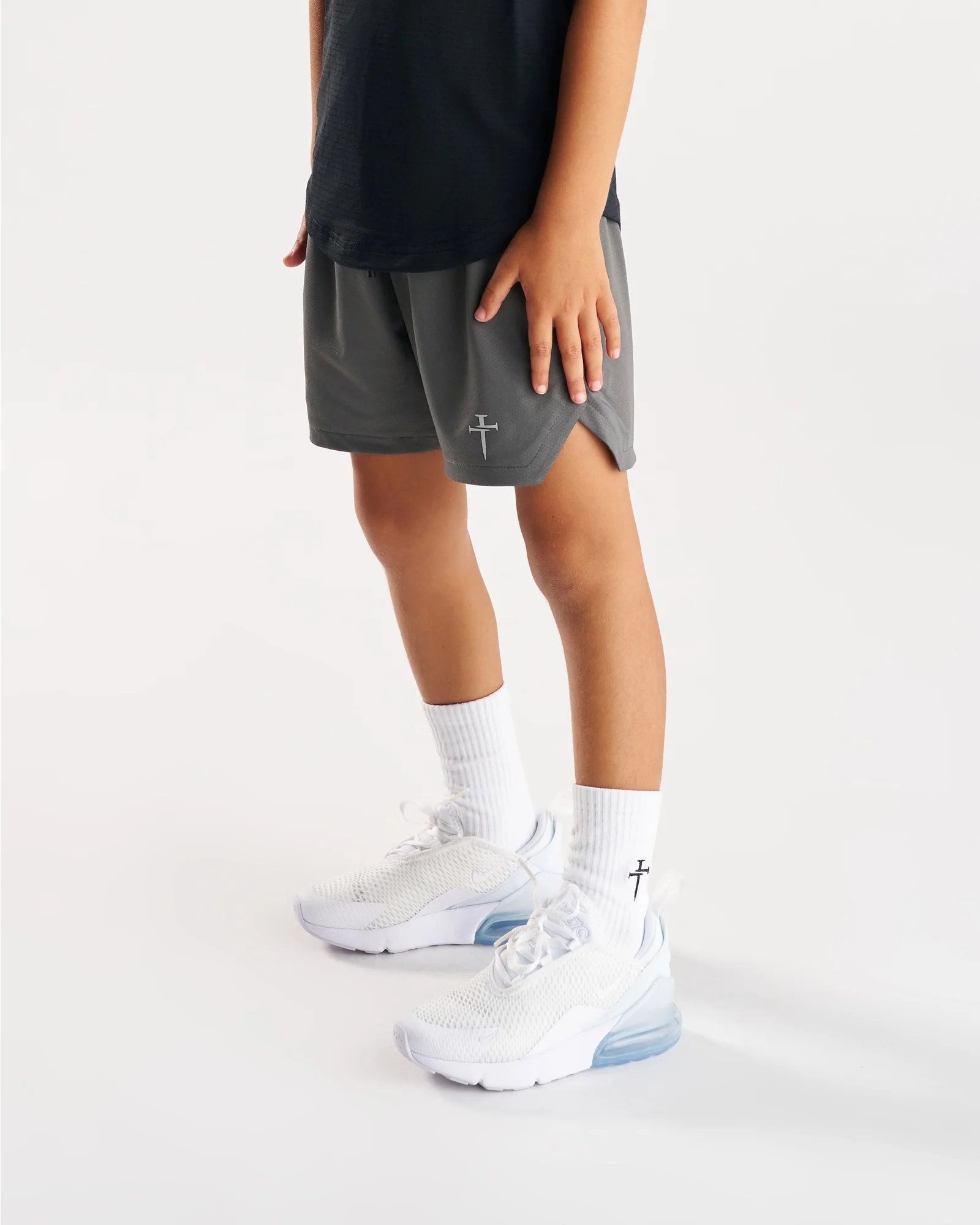 Youth Pro-Tech 2.0 Linerless Short - Space Grey - Image 5