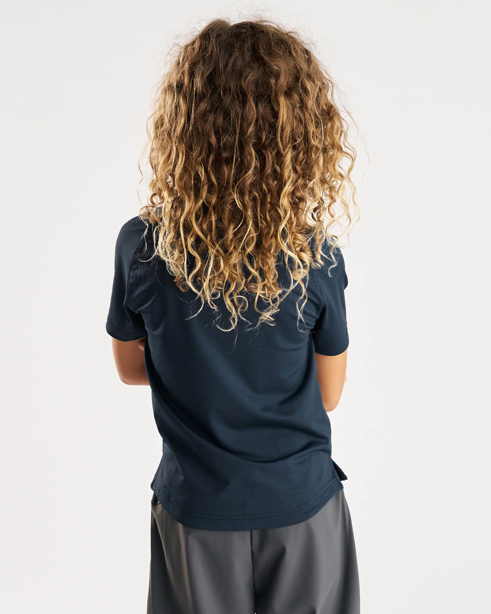 Youth Pro-Tech Tee "Cross" - Midnight Navy - Image 3