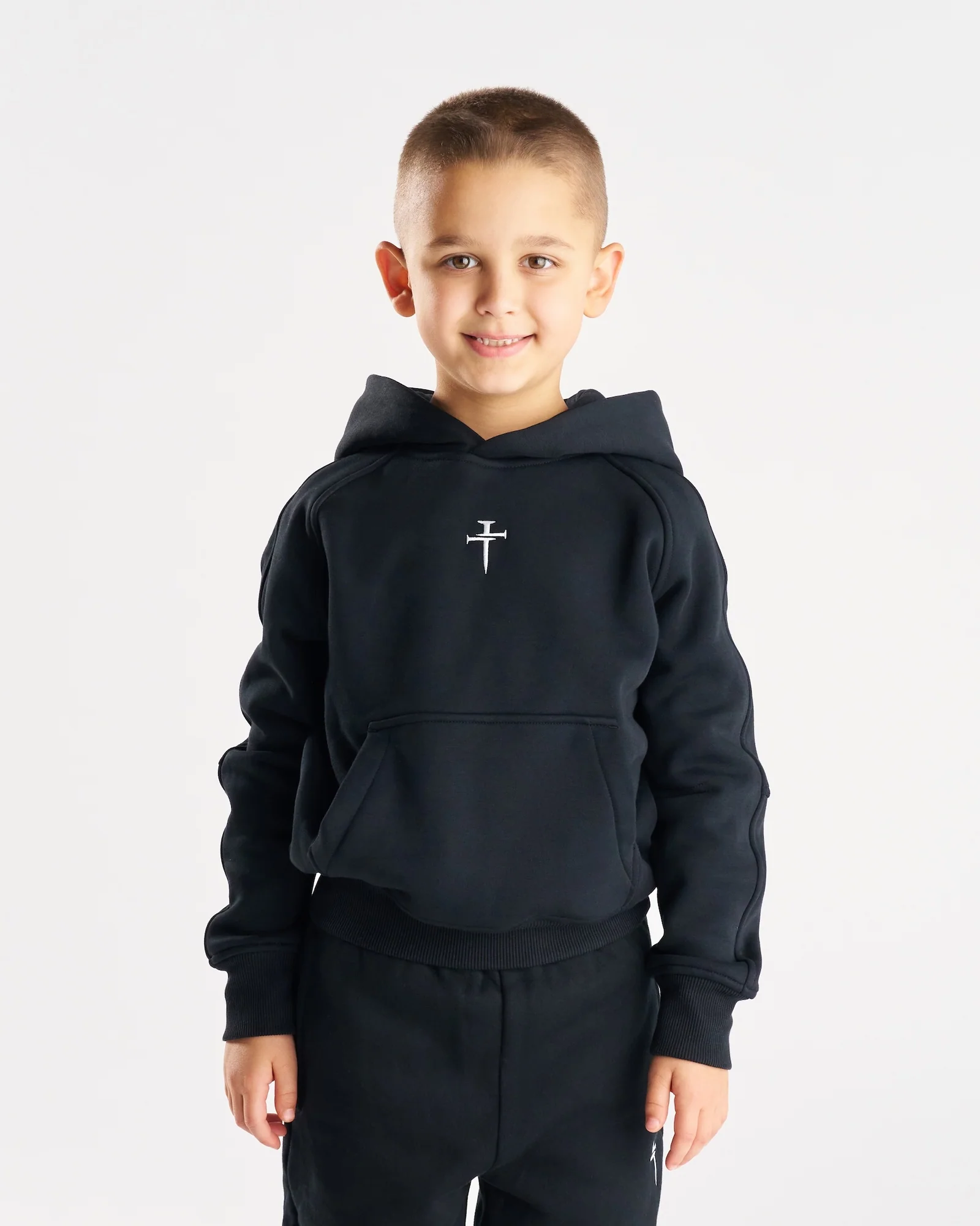 Youth Signature Fleece Hoodie - Black