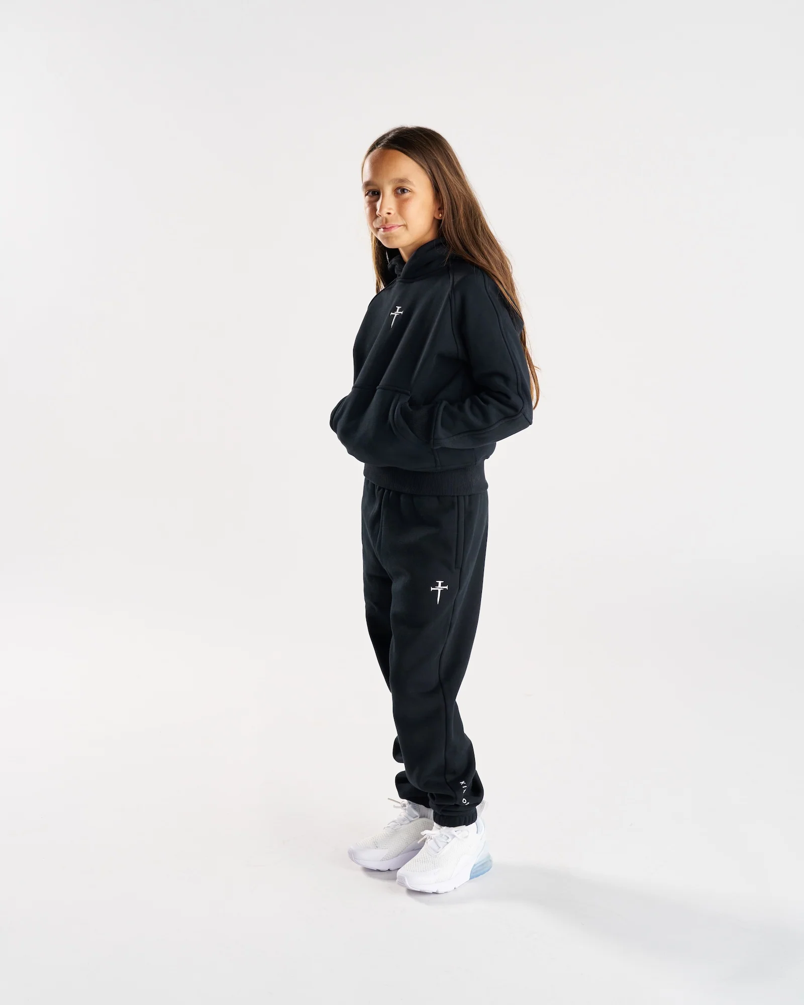 Youth Signature Fleece Hoodie - Black - Image 5