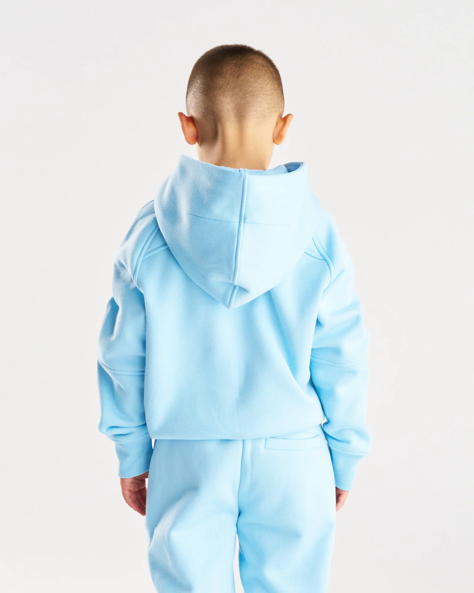 Youth Signature Fleece Hoodie - Sky Blue - Image 6