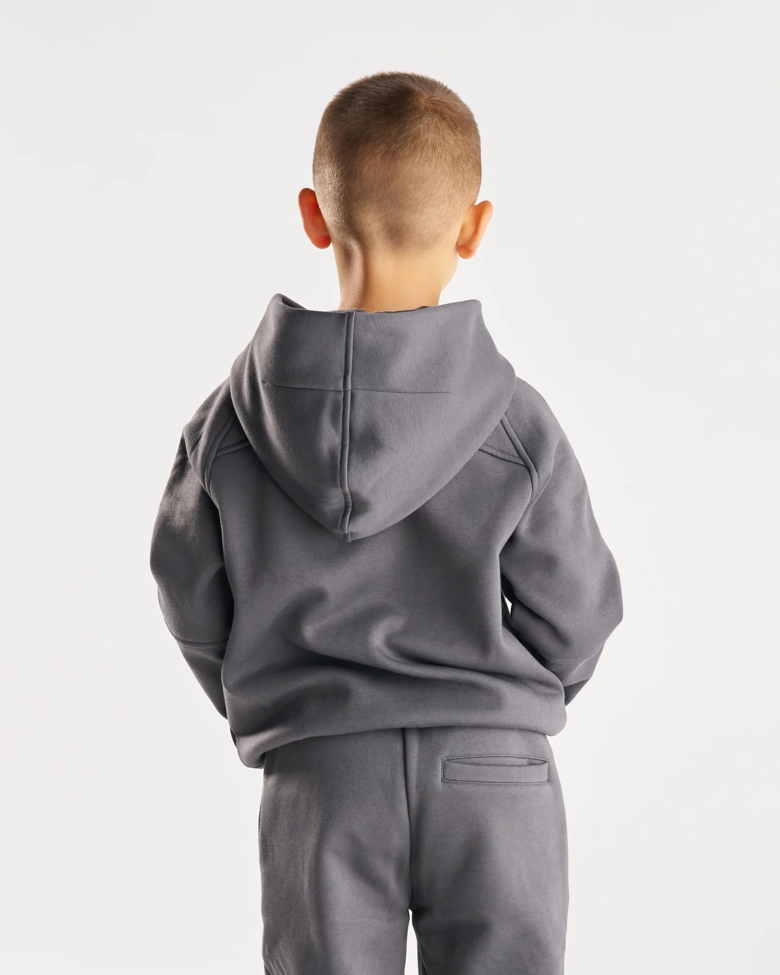 Youth Signature Fleece Hoodie - Space Grey - Image 5