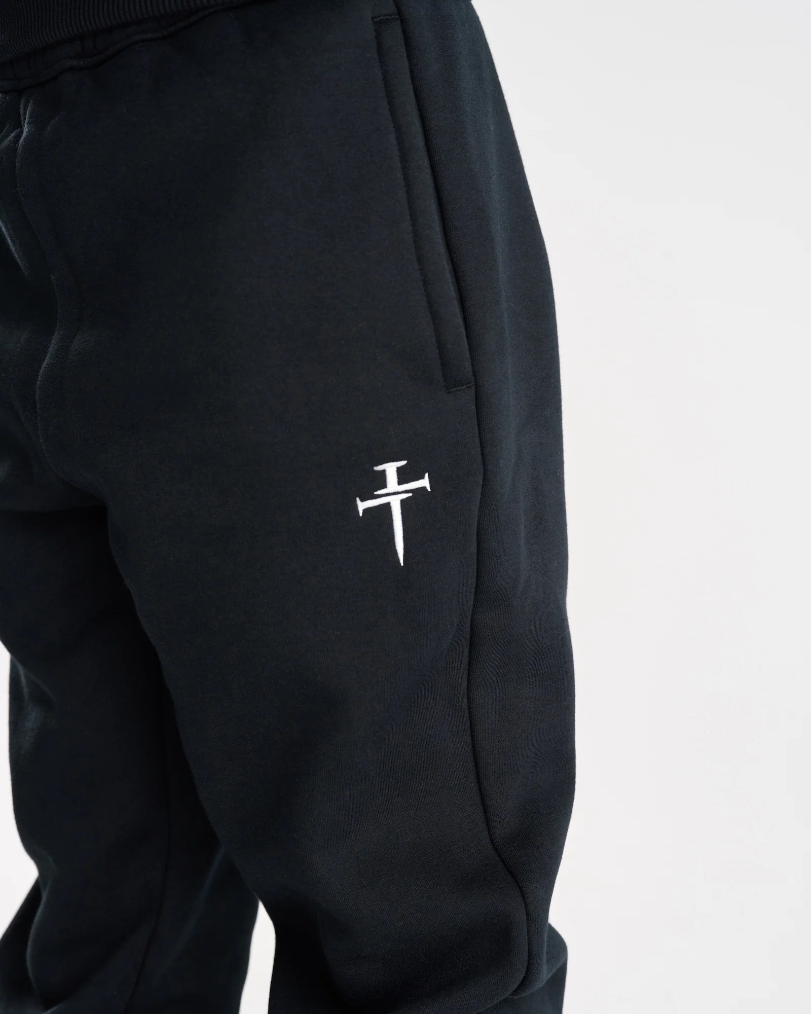 Youth Signature Fleece Sweatpants - Black - Image 3