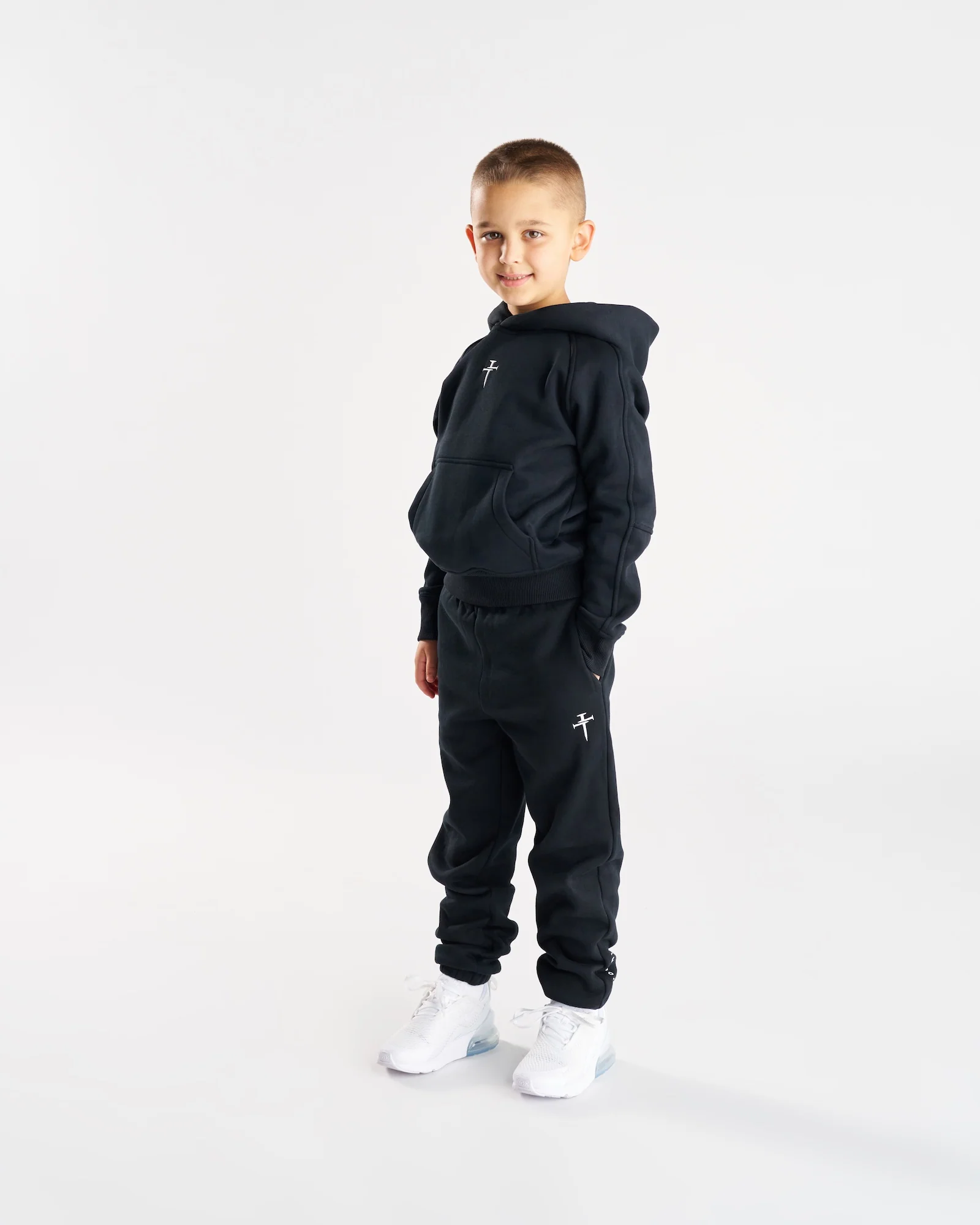 Youth Signature Fleece Sweatpants - Black - Image 4