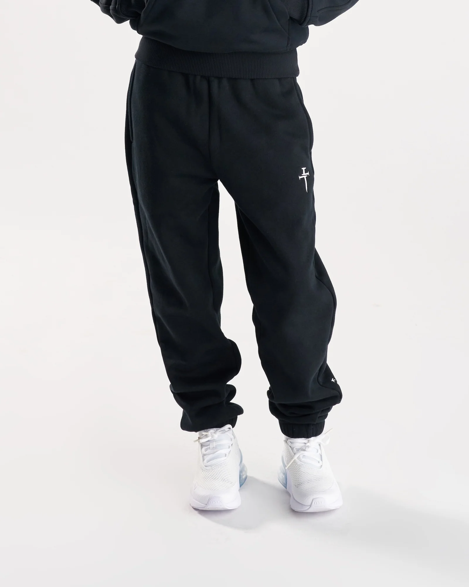 Youth Signature Fleece Sweatpants - Black - Image 6