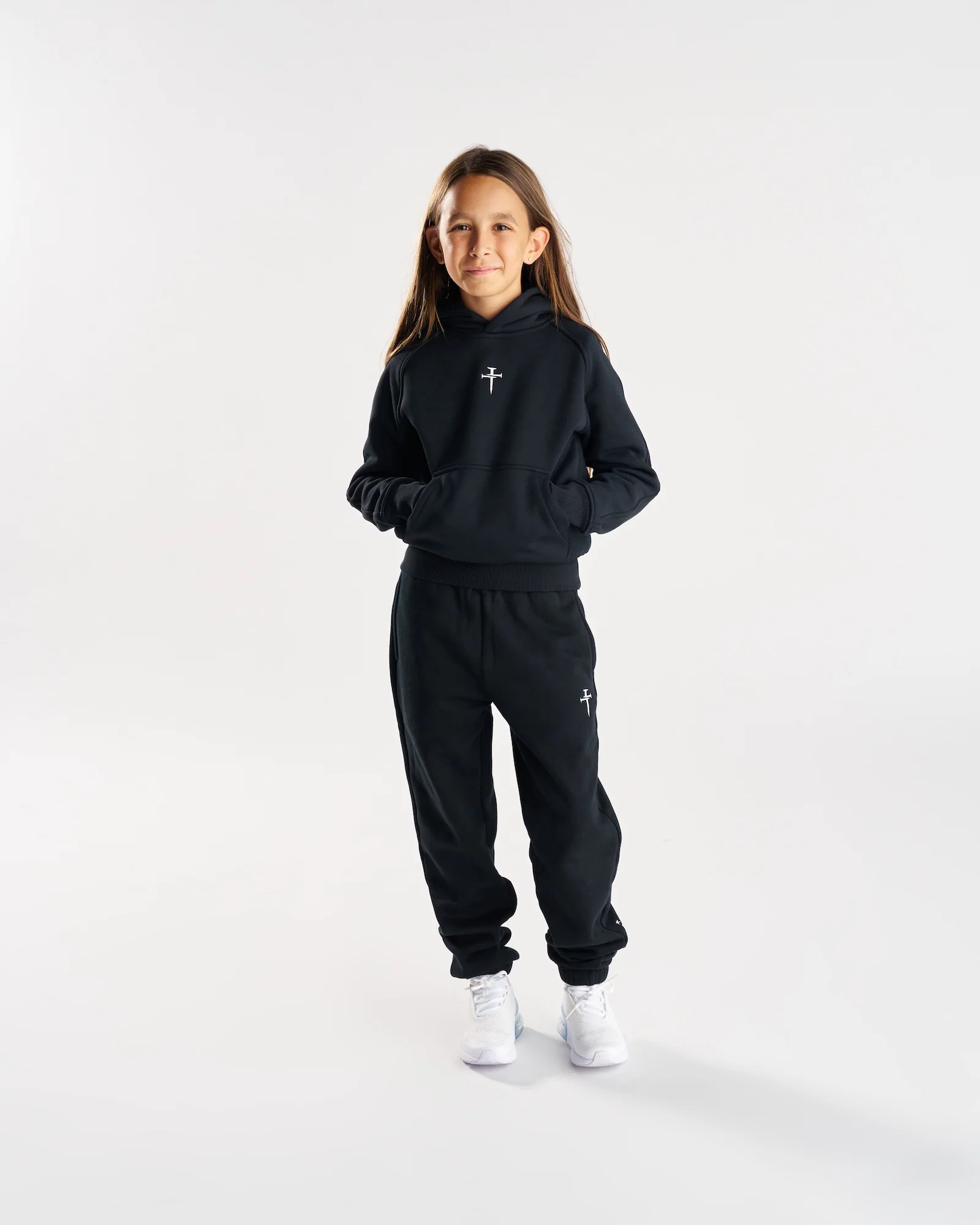 Youth Signature Fleece Sweatpants - Black - Image 7
