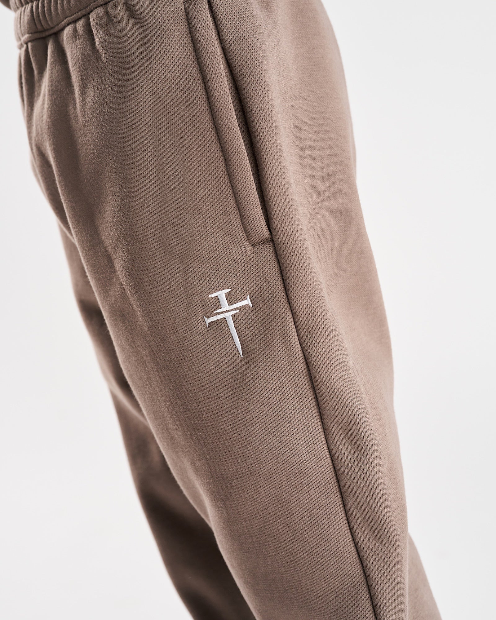 Youth Signature Fleece Sweatpants - Deep Taupe - Image 3