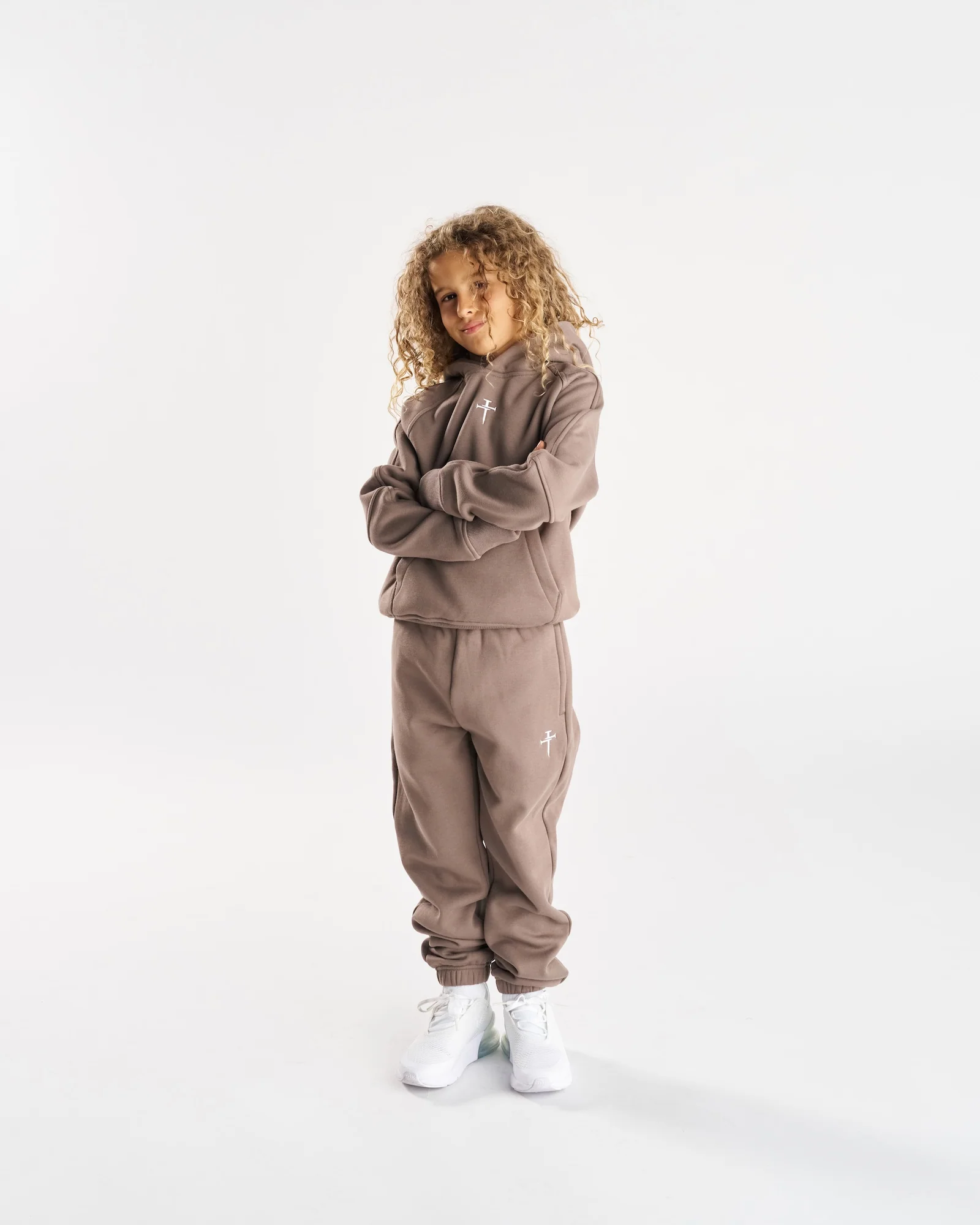 Youth Signature Fleece Sweatpants - Deep Taupe - Image 4