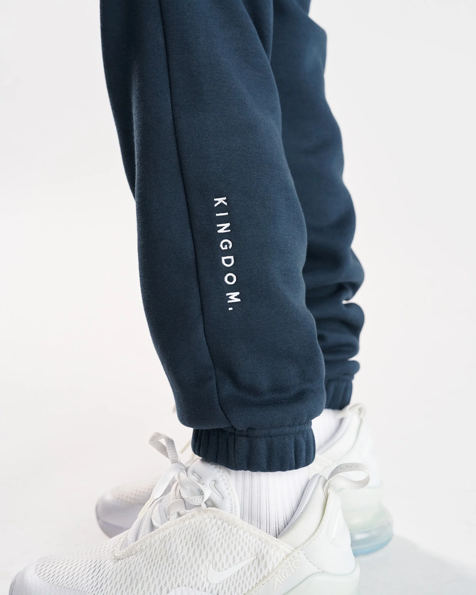 Youth Signature Fleece Sweatpants - Midnight Navy - Image 3