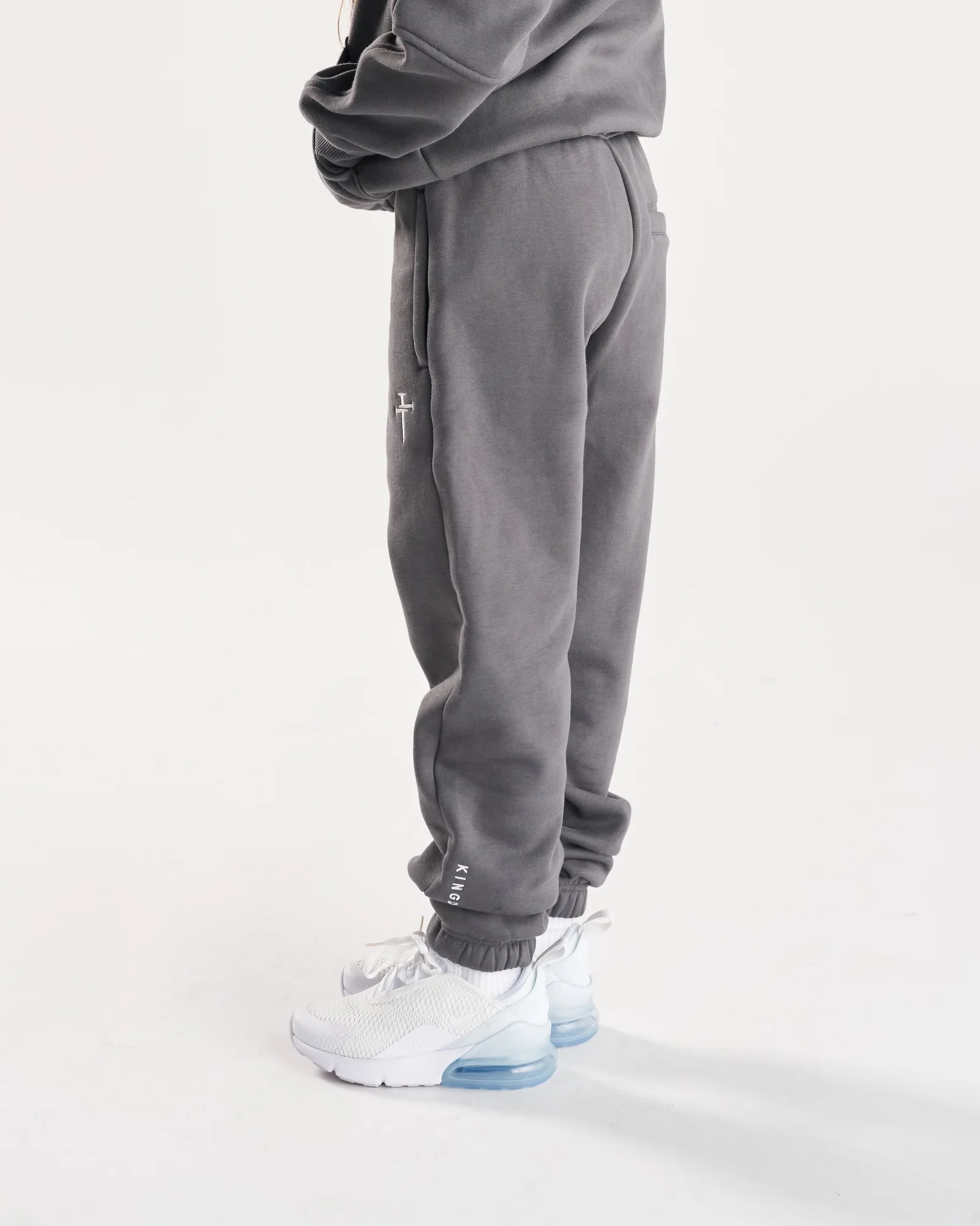 Youth Signature Fleece Sweatpants - Space Grey - Image 3
