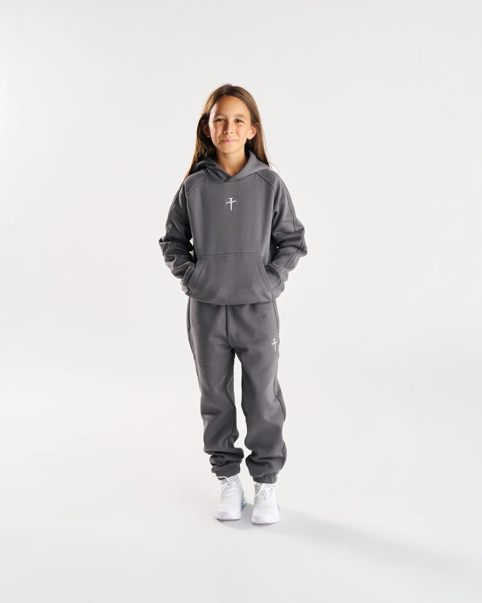 Youth Signature Fleece Sweatpants - Space Grey - Image 6