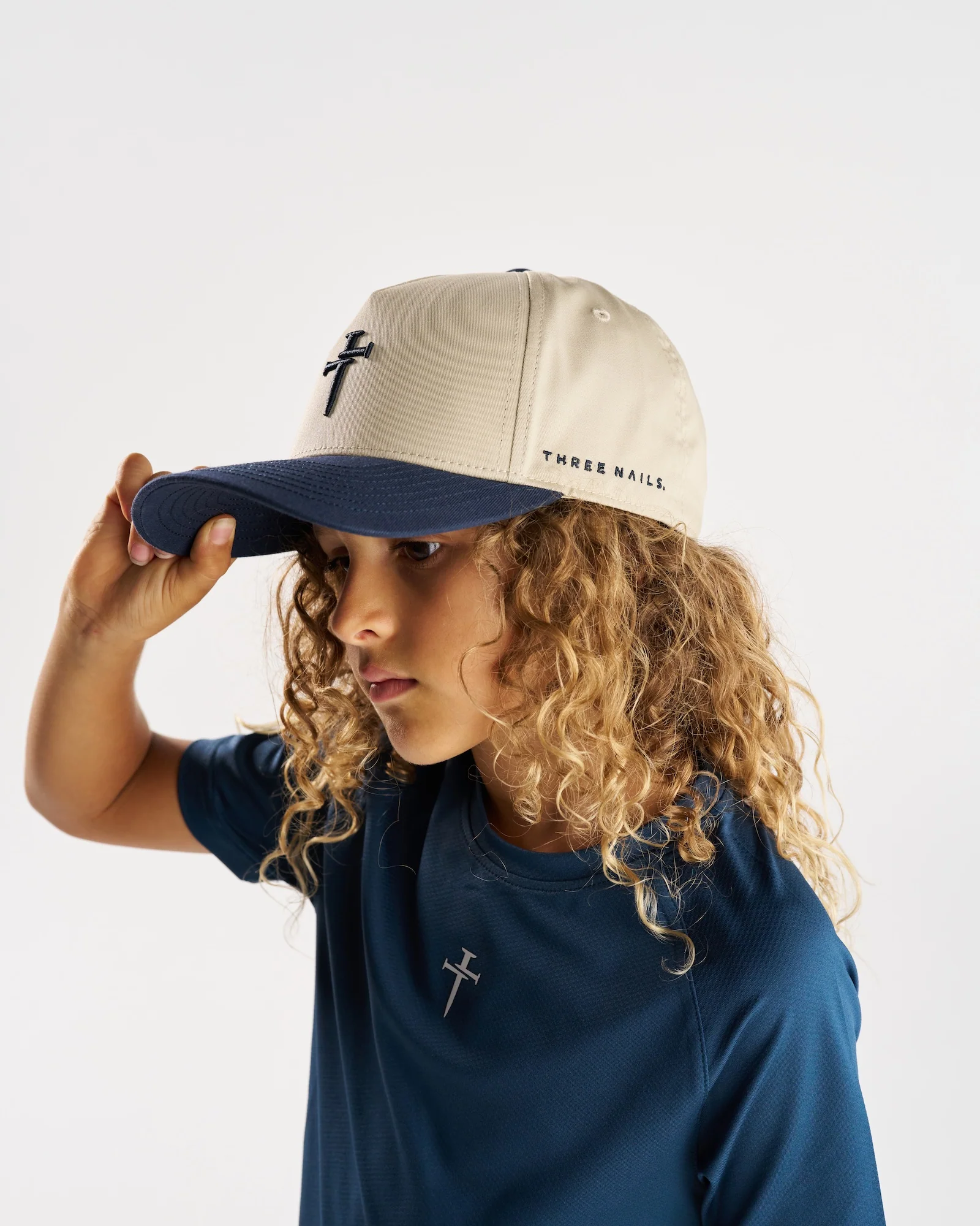 Youth Signature Two-Tone Hat - Navy - Image 3