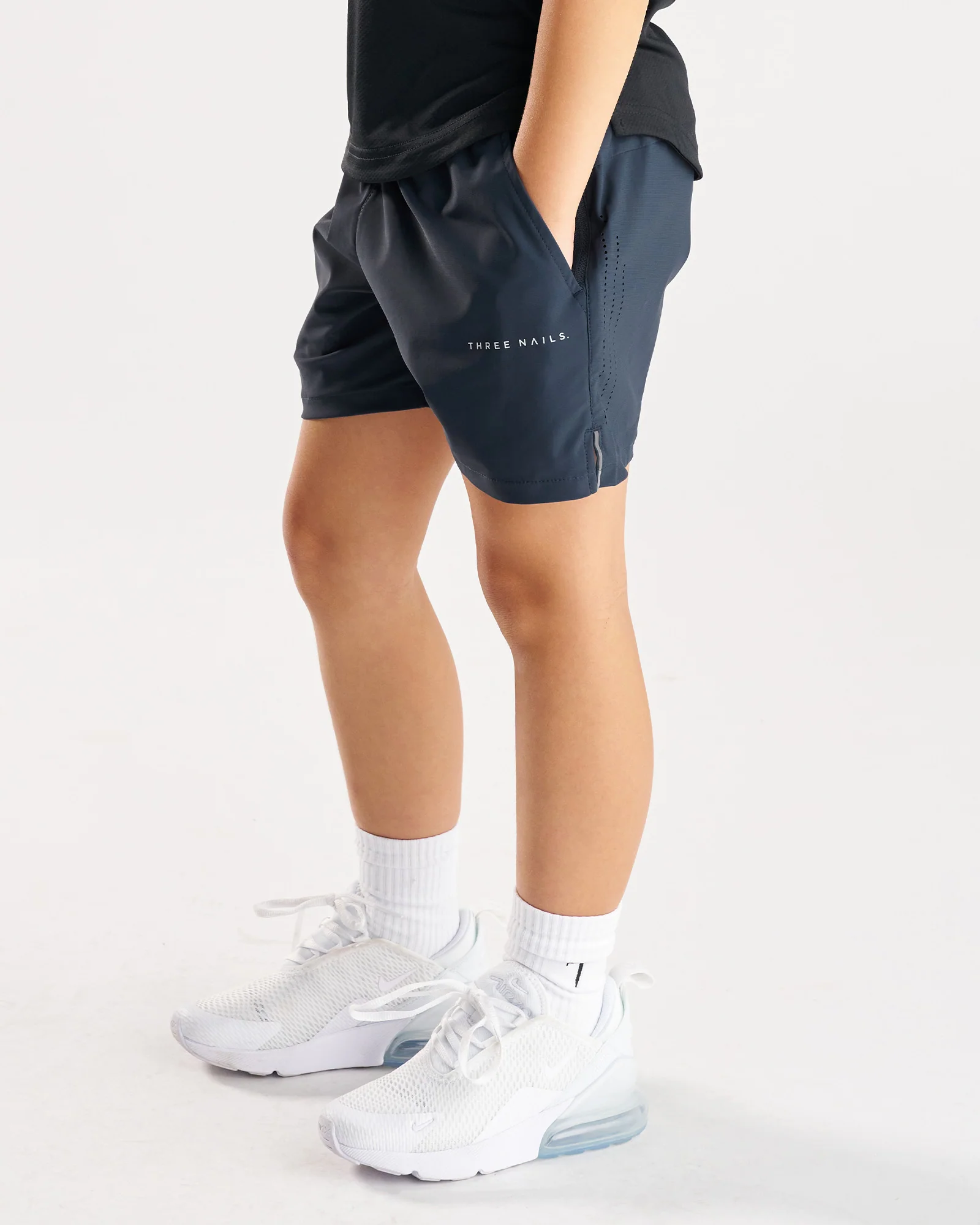 Youth Vapor-Lite™ Hybrid Short - Midnight Navy